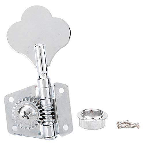 VBESTLIFE Electric Bass Machine Heads, Open Tuner Knobs String Tuning Key Pegs Tuners for Electric Bass for Left Row - Image 3