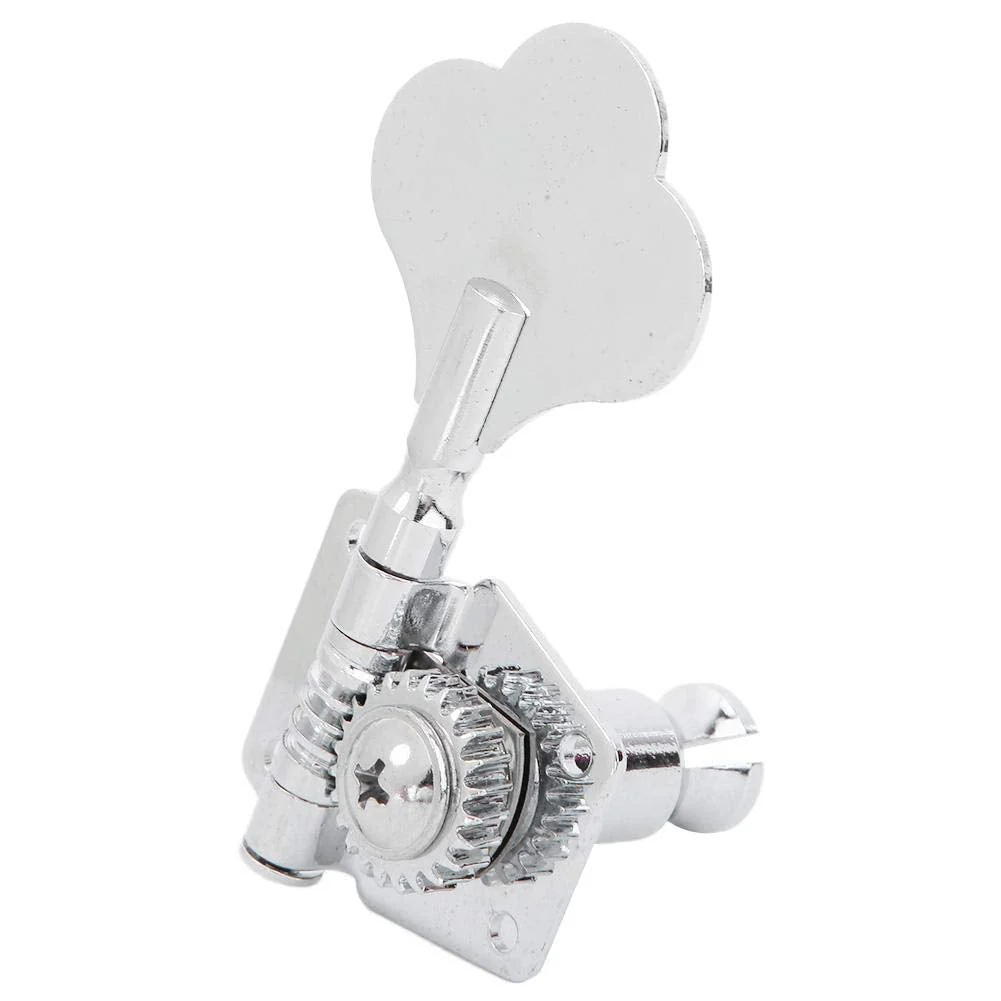 VBESTLIFE Electric Bass Machine Heads, Open Tuner Knobs String Tuning Key Pegs Tuners for Electric Bass for Right Row - Image 8