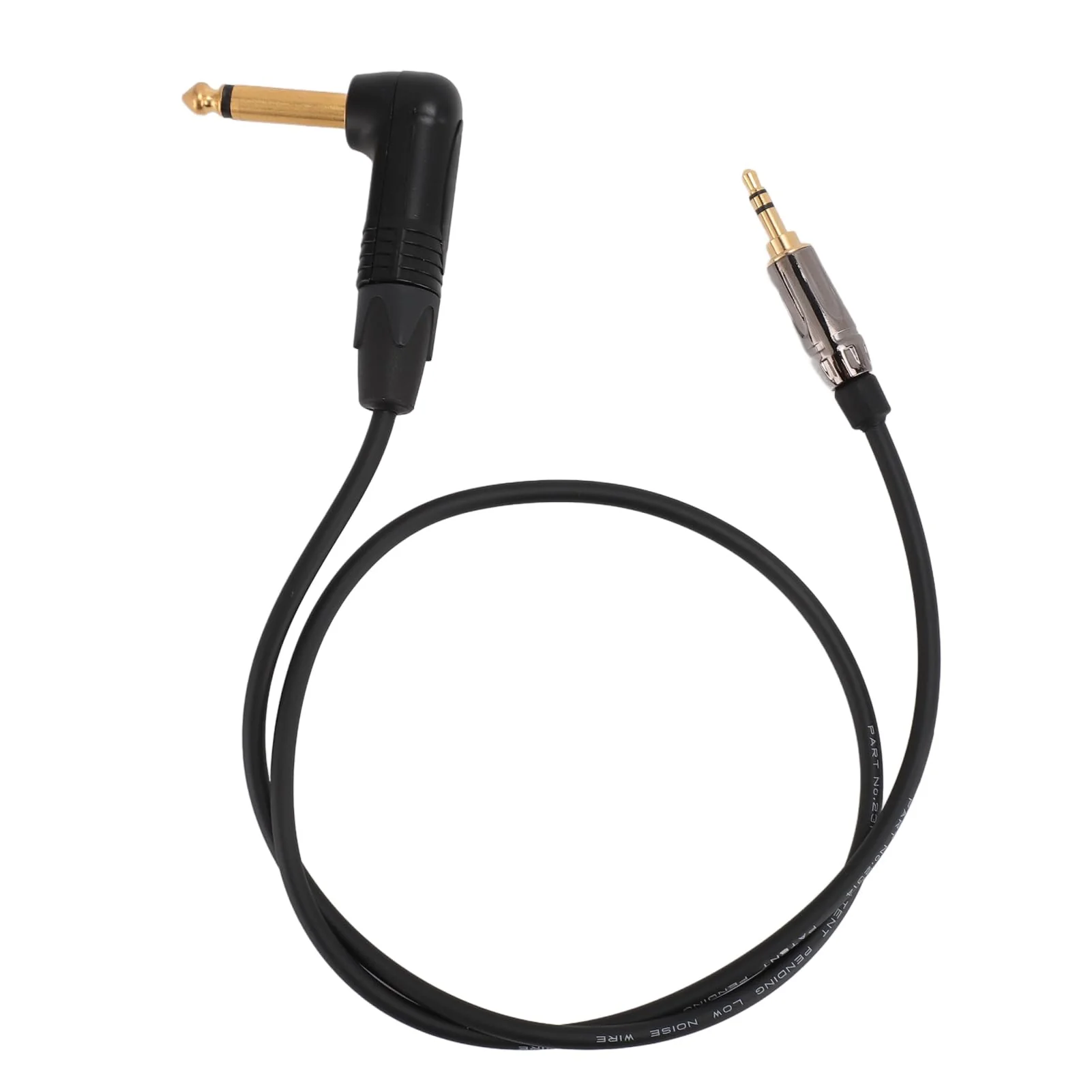 VBESTLIFE Guitar System Cable for G3 G4, 3.5mm to 6.35mm Jack Right Angle to Straight Electric Instrument Cable, 75cm, VBESTLIFEtu4afg0x17 - Image 2