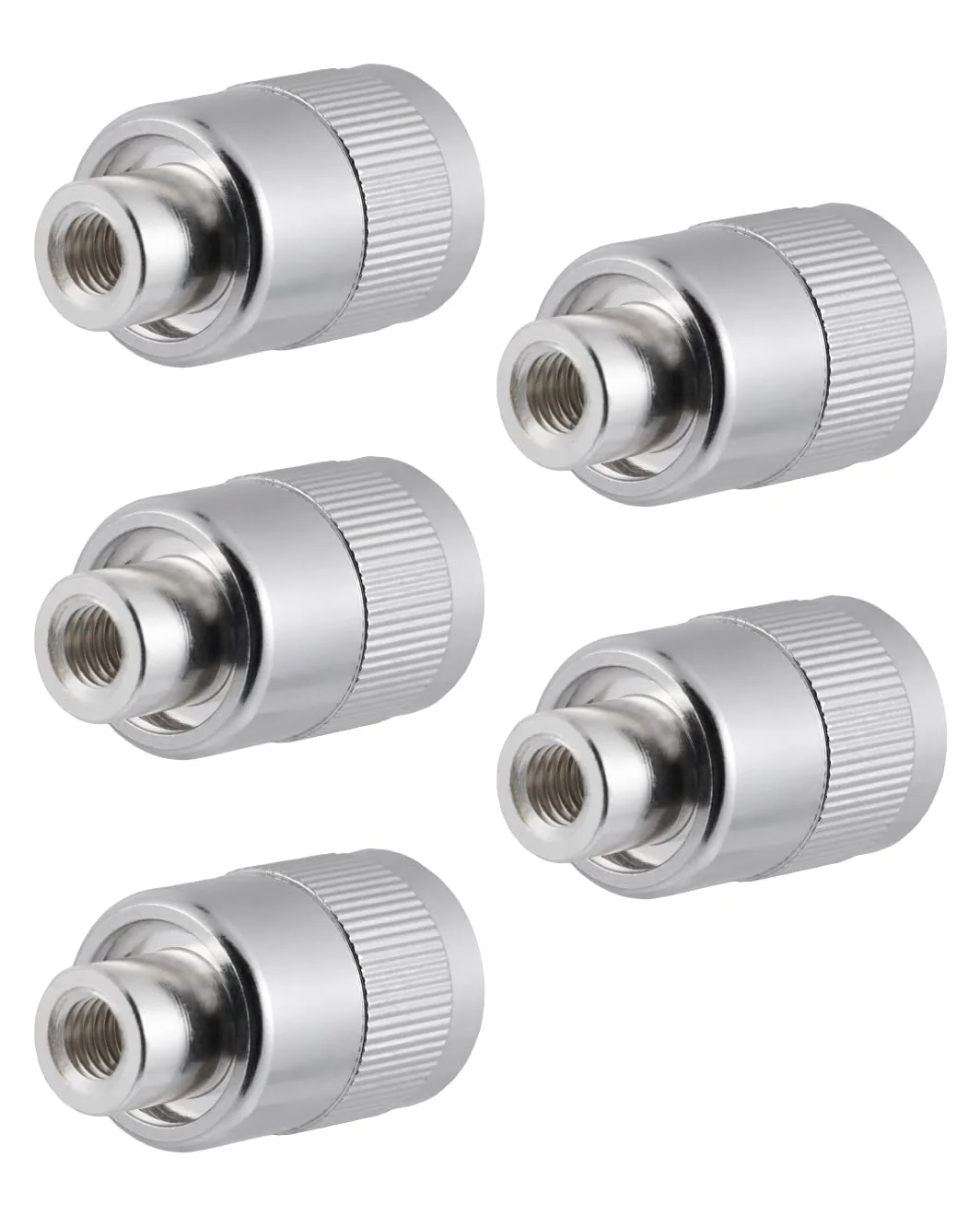 Vecys 5pcs PL259 UHF Male Connector 50 Ohm PL259 Male Plug Crimp RF Coaxial Plug Adapter for RG58 LMR195 RG142 RG400 Low Loss Coaxial Cable PL259 for RG58/RG400 - Image 3