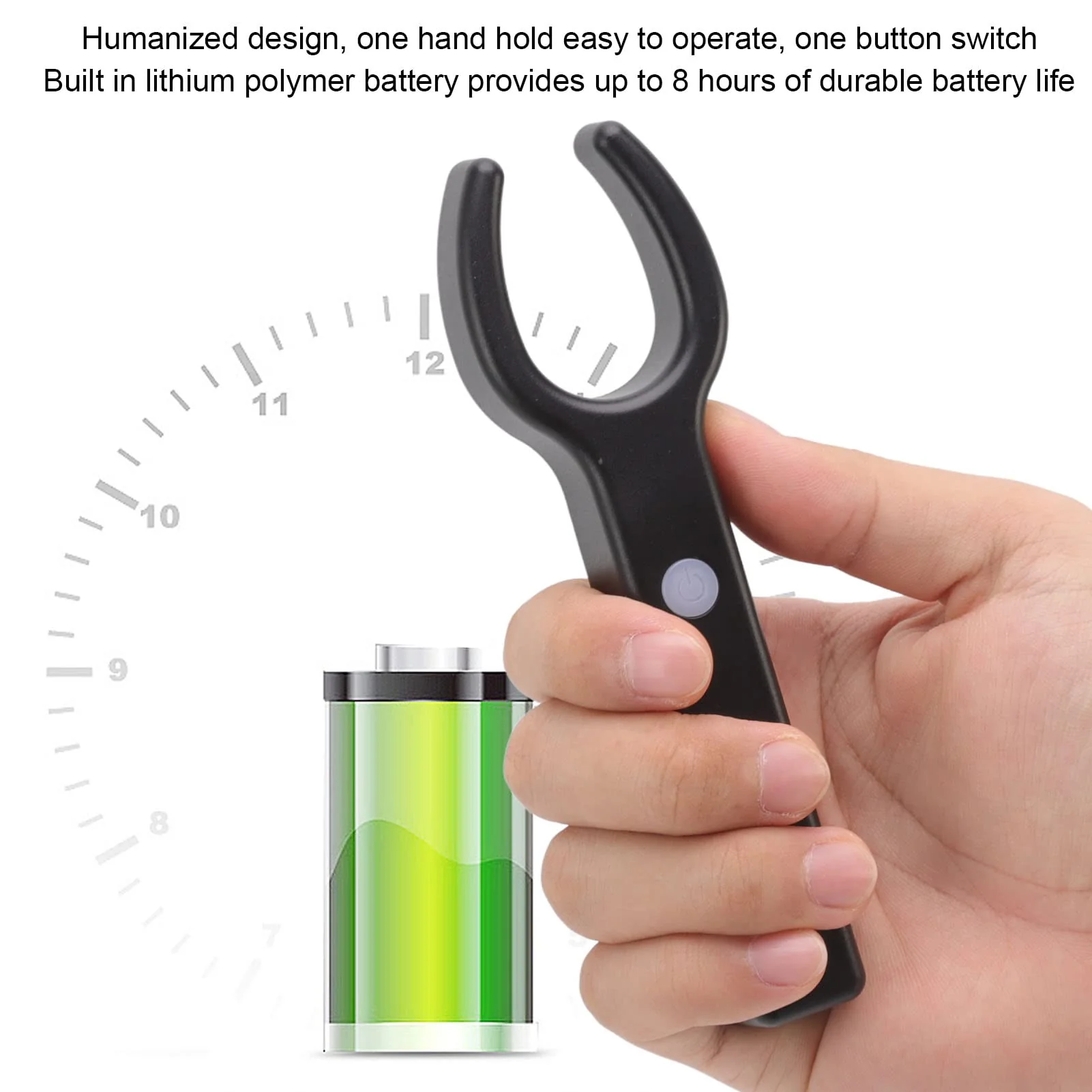 Vein Detector, Portable Vein Finder, Rechargeable Infusion Vein Lighting Light with Tourniquet Auxiliary Rubber Band for Patients - Image 9