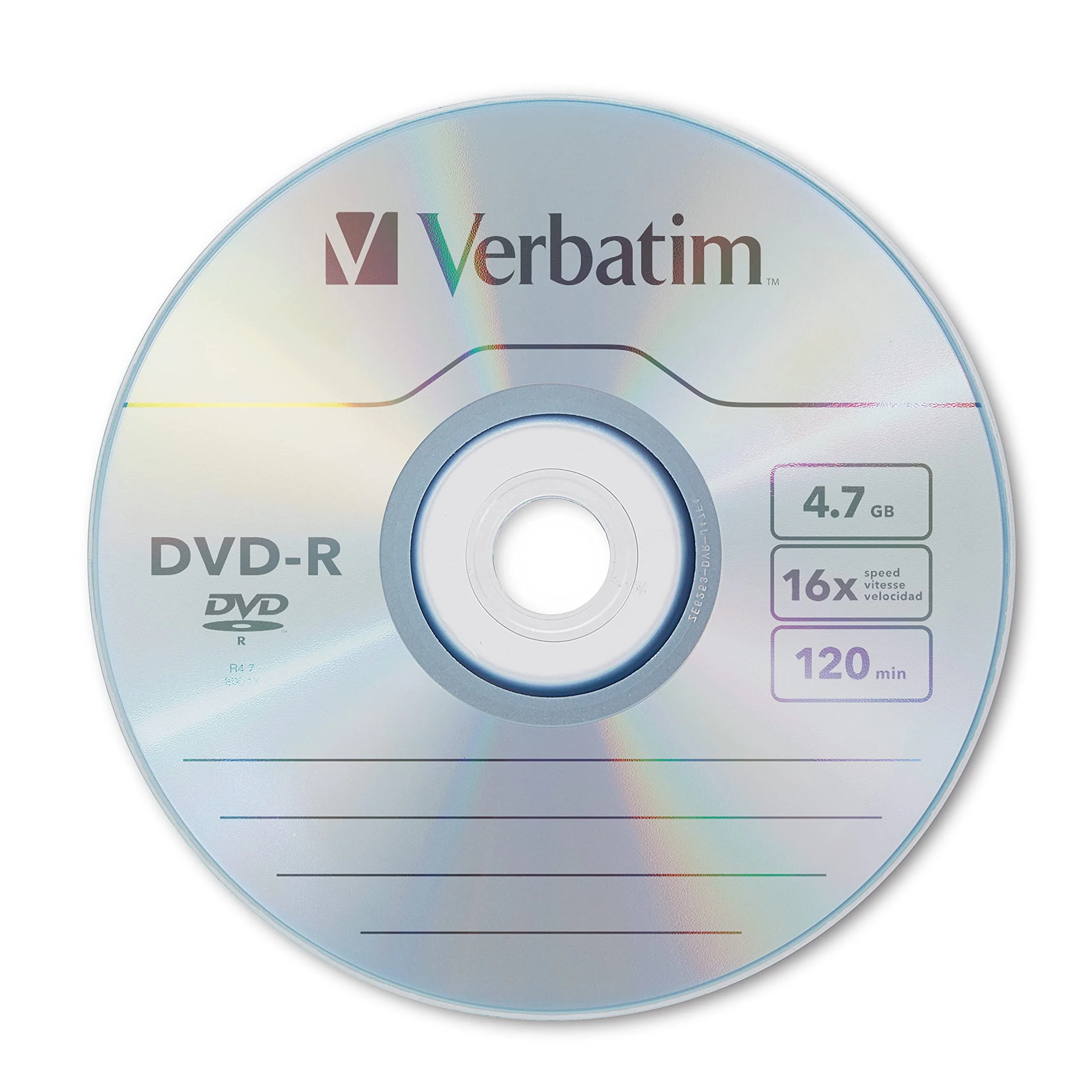 Verbatim DVD-R Blank Discs AZO Dye 4.7GB 16X Recordable Disc - 10 Pack Slim Cases 10pk Slim Cases Standard Packaging - Image 2