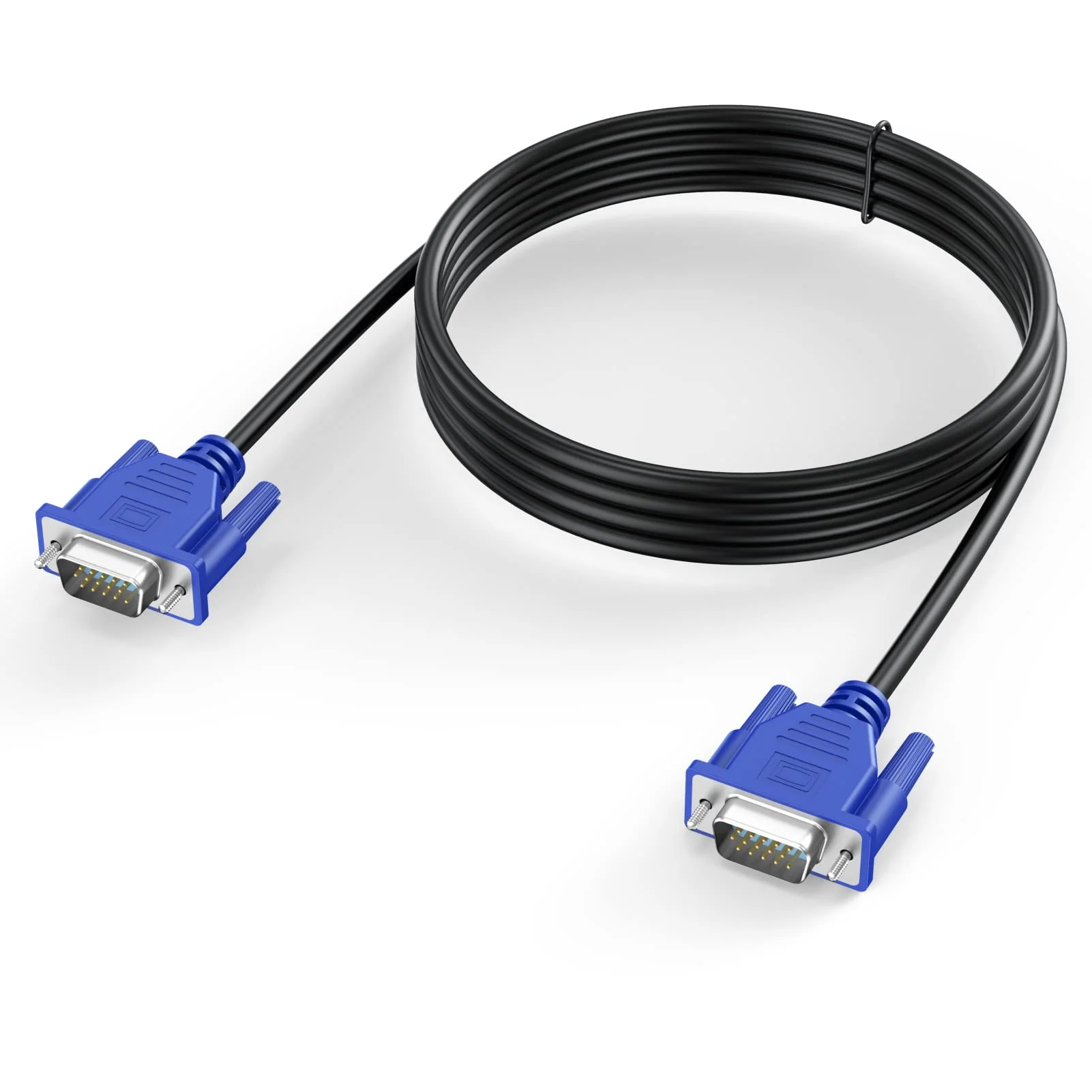 VGA to VGA Cable 6 Feet, VGA to VGA Monitor Computer Cable 1080P Full HD Male to Male Shielded Cord HD15, VGA Splitter Cable for Computer PC Monitor Laptop TV Projector and More 1 - Image 4