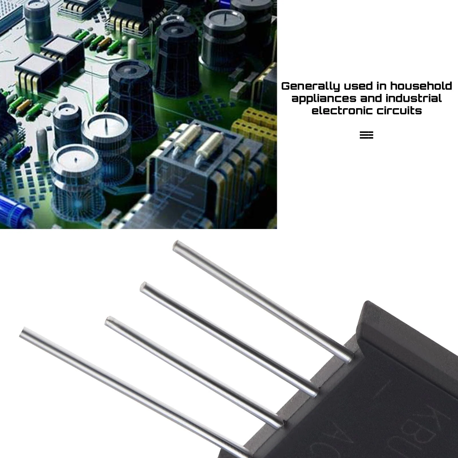 VGOL KBU1010 Bridge Rectifier Bridge Lead Diode 1000V 10A Single Phase Diode Bridge Rectifier for Electronic Circuits Household Appliances Pack of 10 - Image 3
