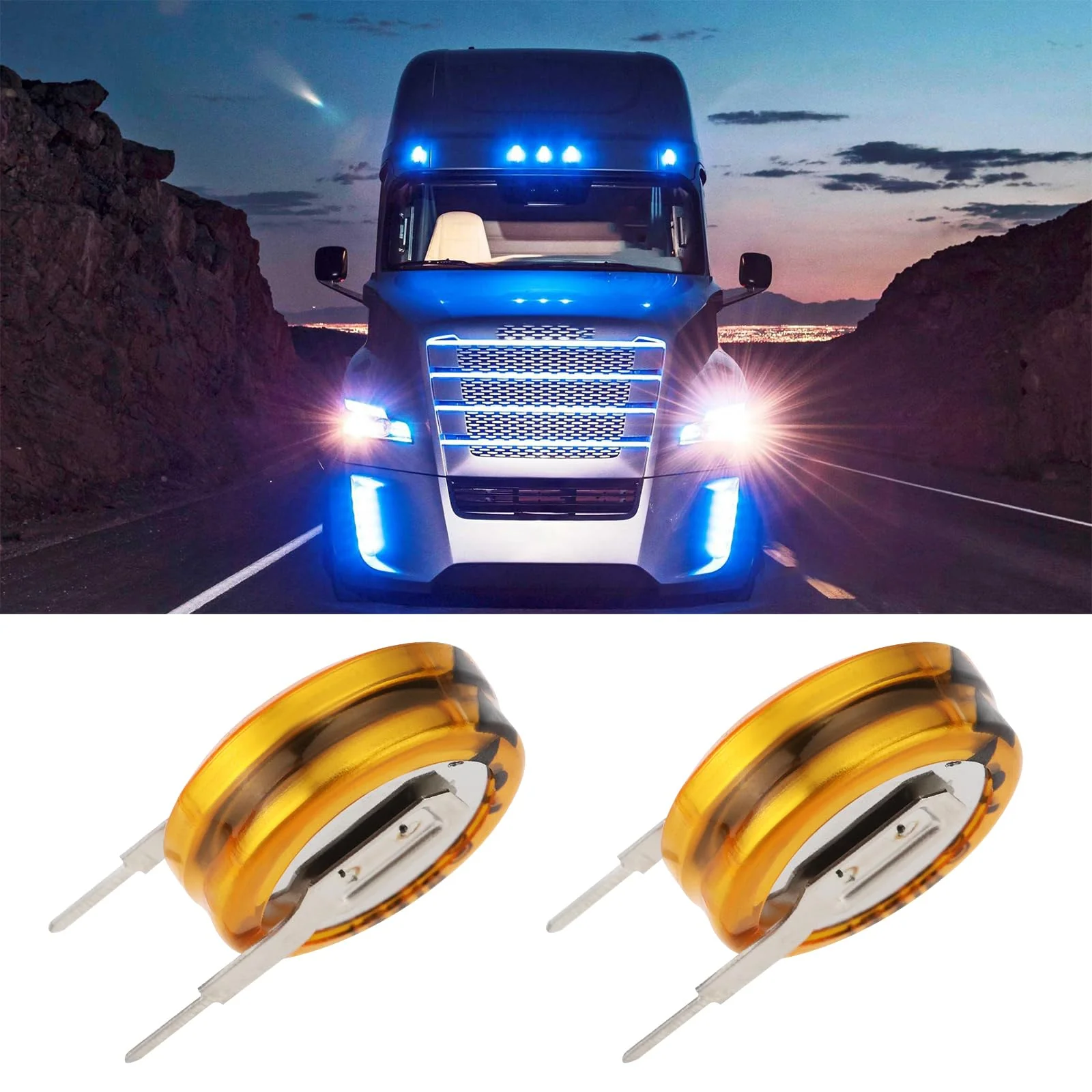 VGOL Pack of 4 0.22F 5.5V Super Capacitor Pitch 5mm Button Capacity Suitable for Truck Lighting Appliances Power Tools - Image 2