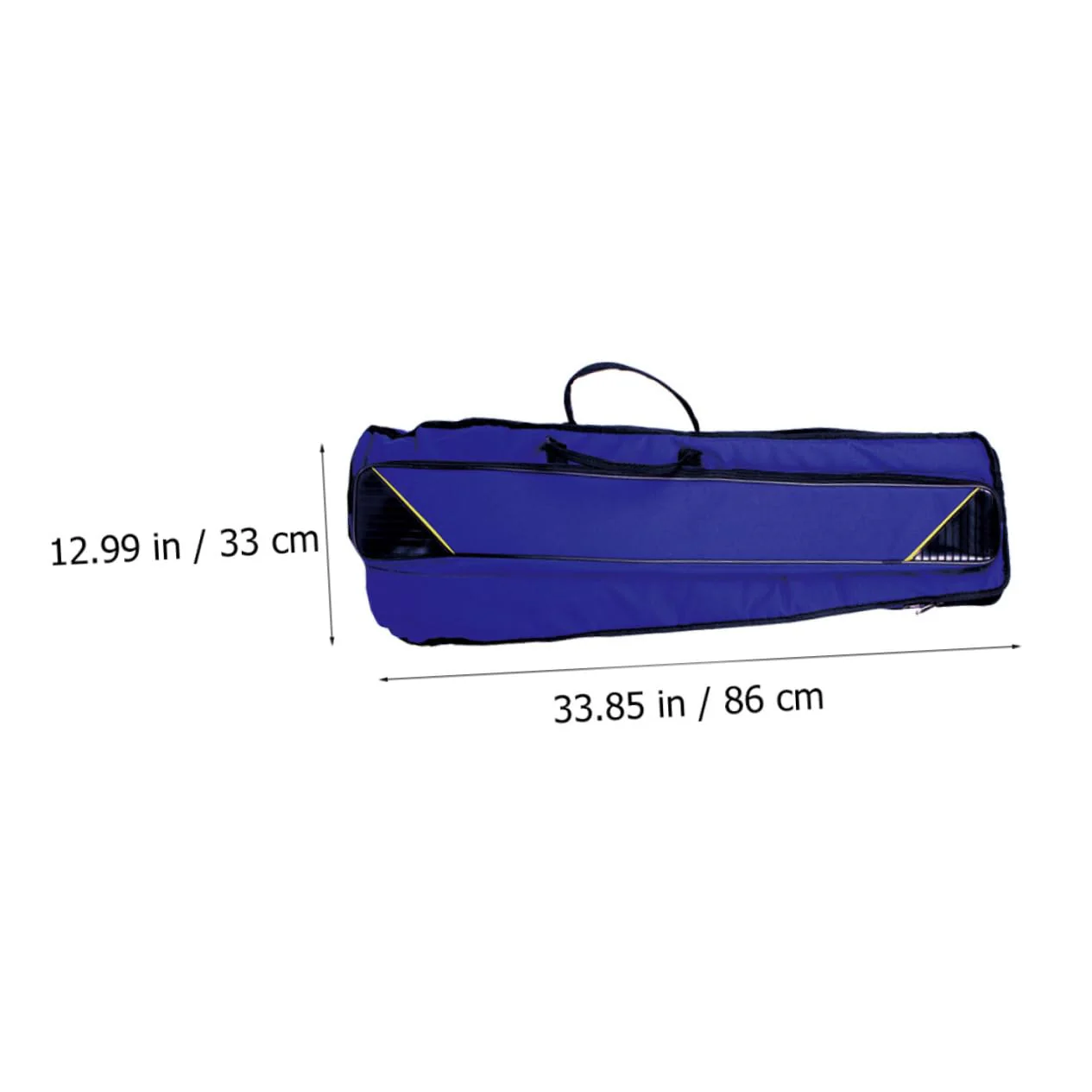 VICASKY 1pc Saxophone Case Mute Sax Gig Bag 2-in-1 Carrying Backpack Case with Flute Pocket Small Trombone Instrument Thickened Oxford Cloth Storage Bag Soft Sax Case with Backpack Straps - Image 5