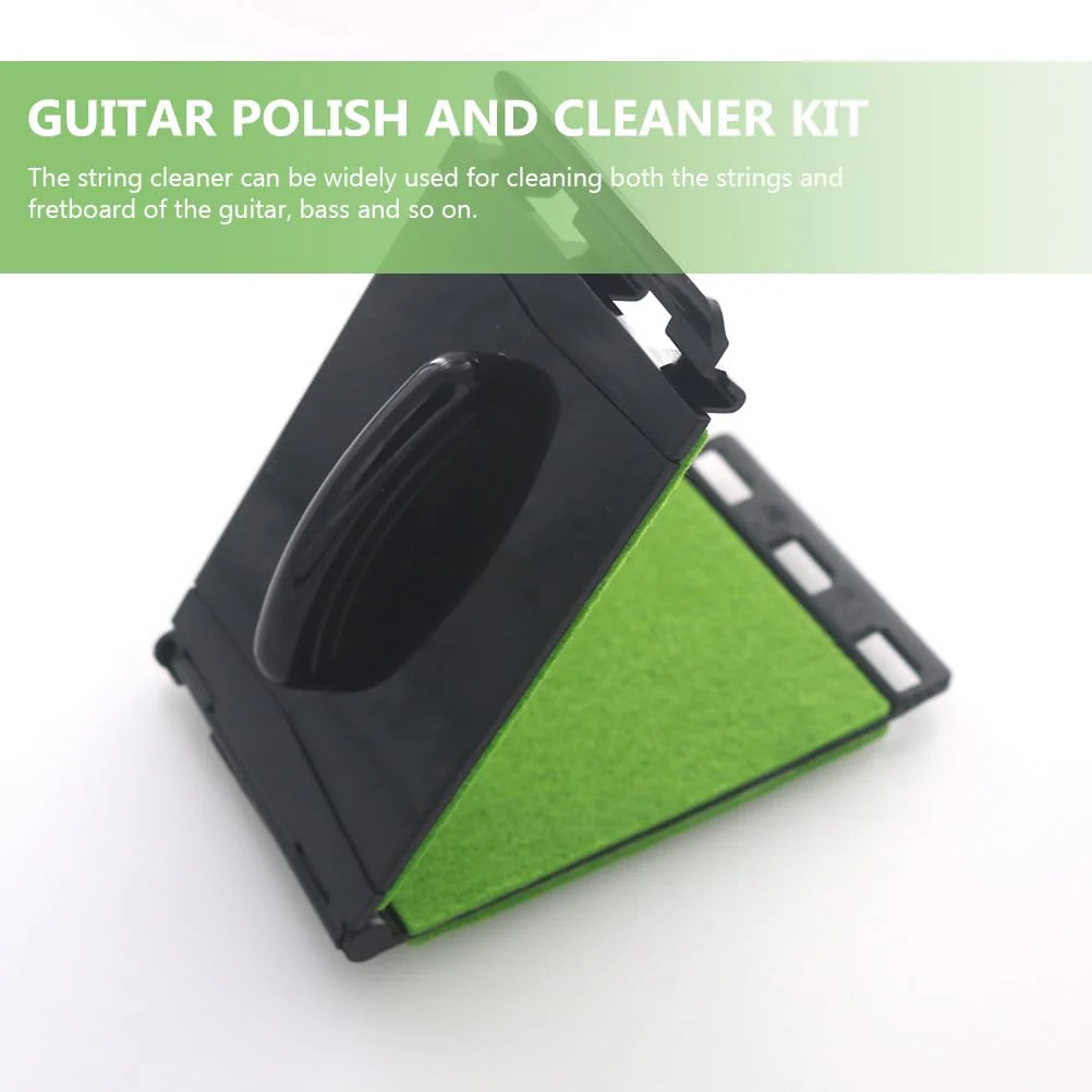 VICASKY 2pcs Guitar String Cleaner Clean Fretboard Cloth Tool Scrubber Guitar String Cleaner, Guitar Fretboard Fingerboard Scrubber Cleaner Cleaning Cloth Tool Cleaning Maintenance Care Kit - Image 5