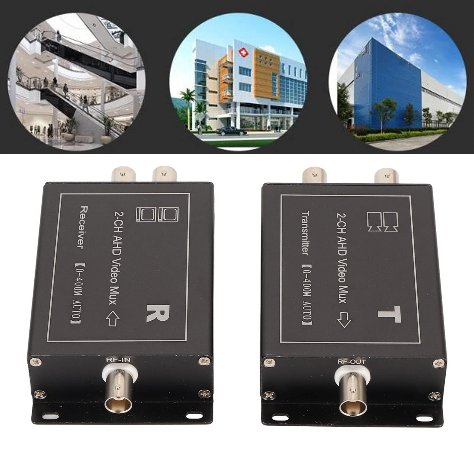 Video Multiplexer 2 Channel 400m Support AHD CVBS, Hot Swap Camera Video Multiplexer for Real Time , Long Distance and MultipleCompatibility - Image 8