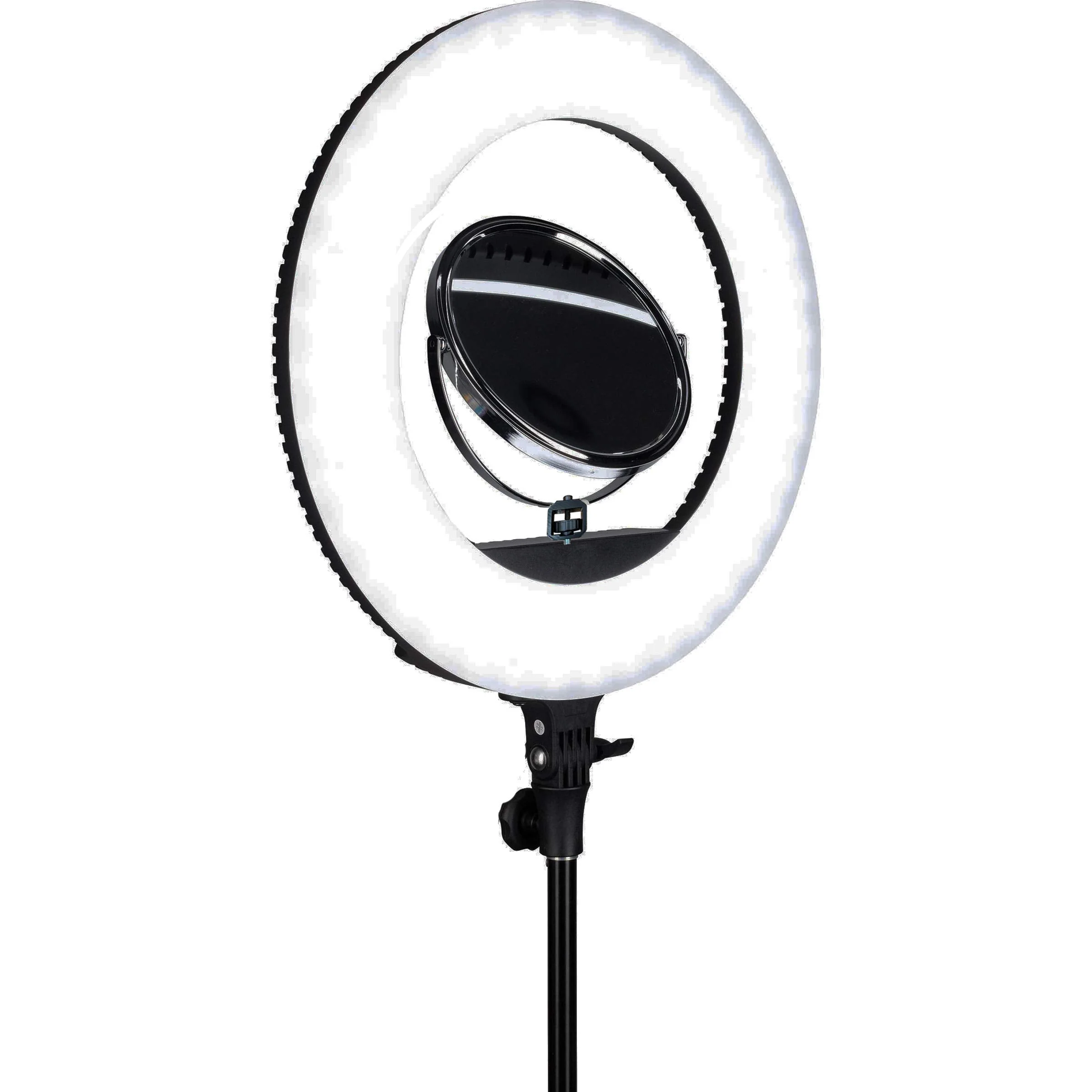Vidpro RL-M Round Mirror with Tripod Mount for Ring Lights. Dual-Sided 7-Inch Diameter with Magnification Perfect for Beauty and Makeup Artists Selfie Portraits Hair Dressers Vloggers - Image 3