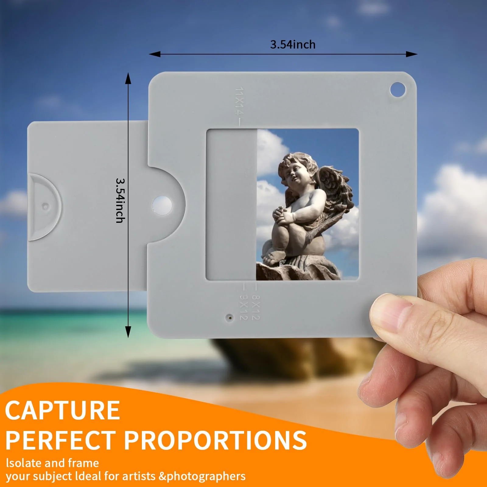 View Finder, Color Wheels for The Artist, View Catcher with Sliding Mechanism for Photography, Drawing, Sketching 1 - Image 3