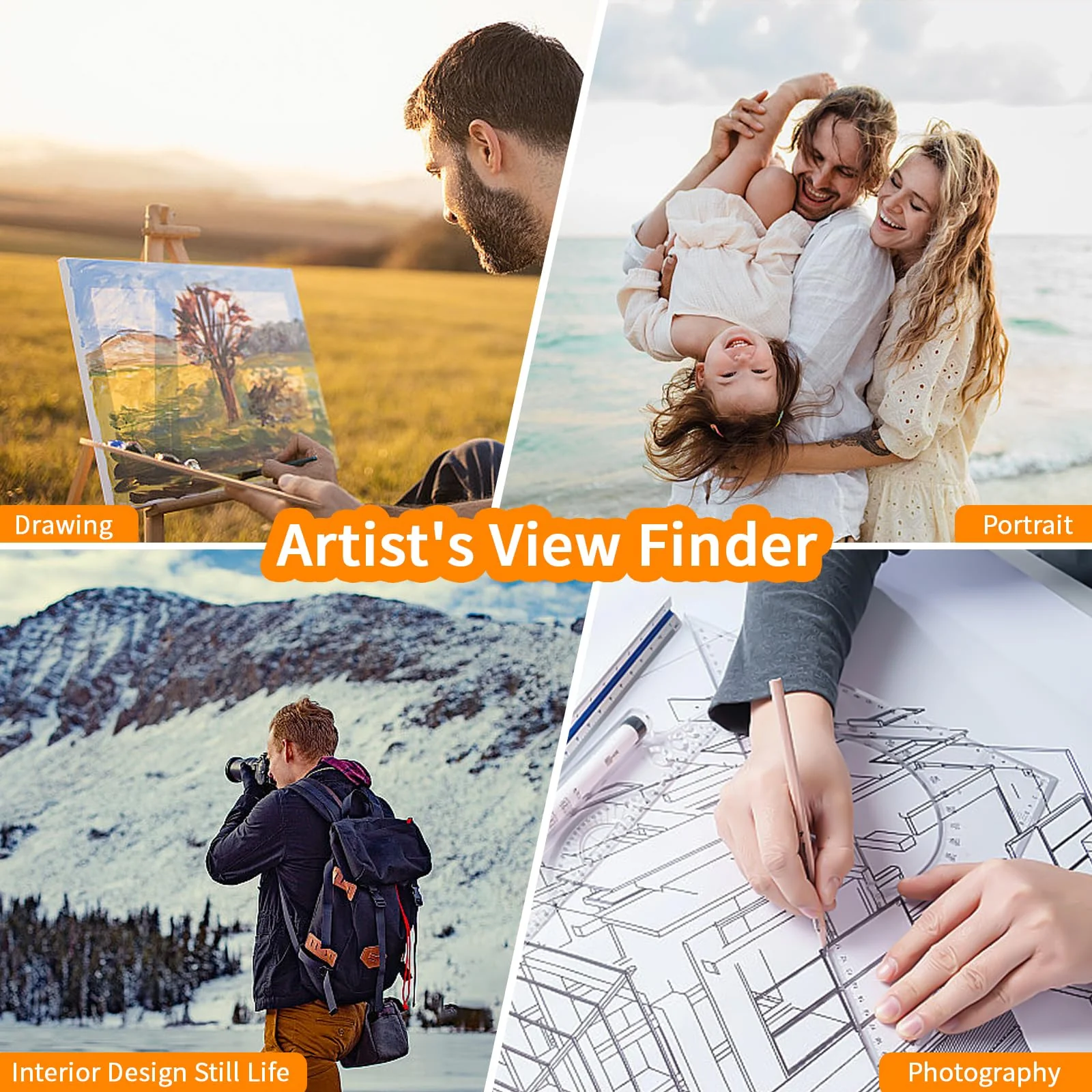 View Finder, Color Wheels for The Artist, View Catcher with Sliding Mechanism for Photography, Drawing, Sketching 1 - Image 7