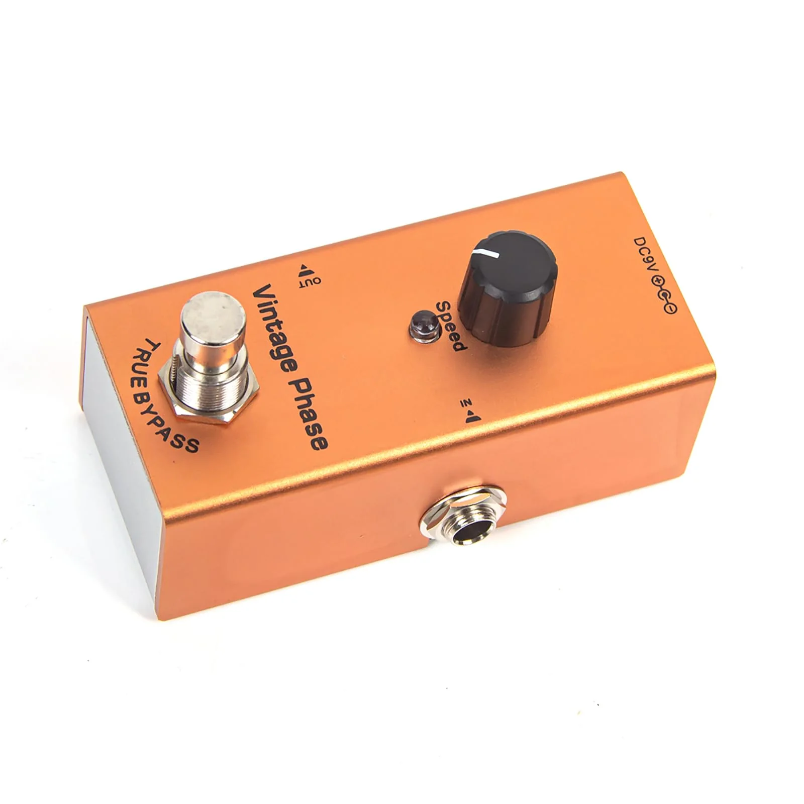 Vintage Phaser Guitar Effects Pedal - Classic 70s Phase Sound, Speed Control, True Bypass, Aluminum Body, DC 9V (Adapter Not Included) - Image 6