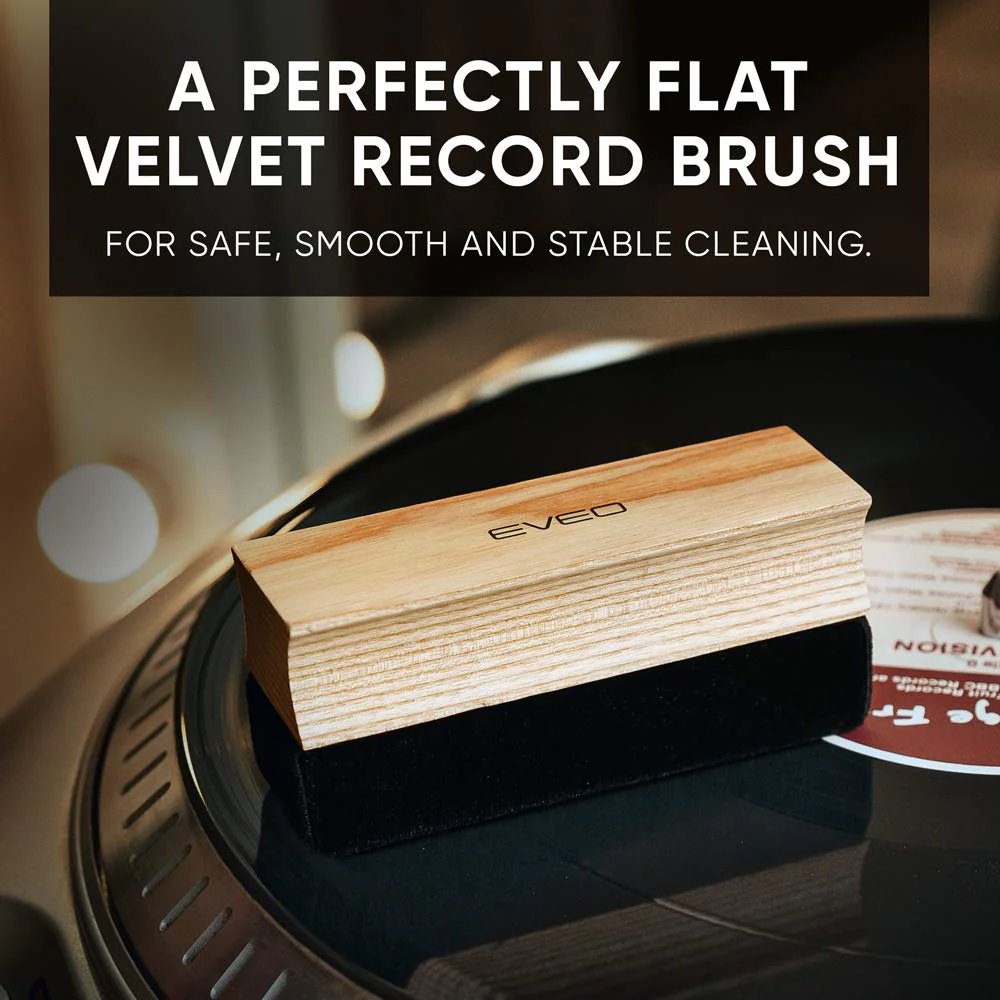 Vinyl Record Player Cleaner - 4in1 Vinyl Records Stand Cleaner Kit-Includes Ultra-Soft Velvet Brush, Cleaning Liquid, Brush Cleaner & Turntable Stylus Cleaning Gel- Vinyl Record Storage Cleaning Kits - Image 3