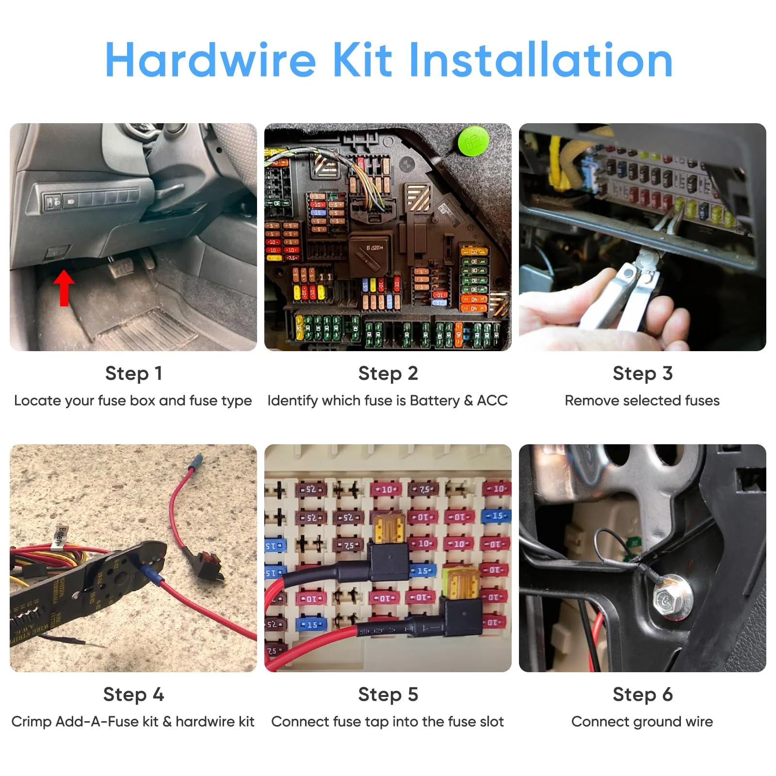 VIOFO HK4 Hardwire Kit with 8pcs Full Set Circuit Fuse Tap, Type-C Port, for A329 series/A229 series/A119Mini2/A139Pro/WM1/T130 Dash Cam - Image 4