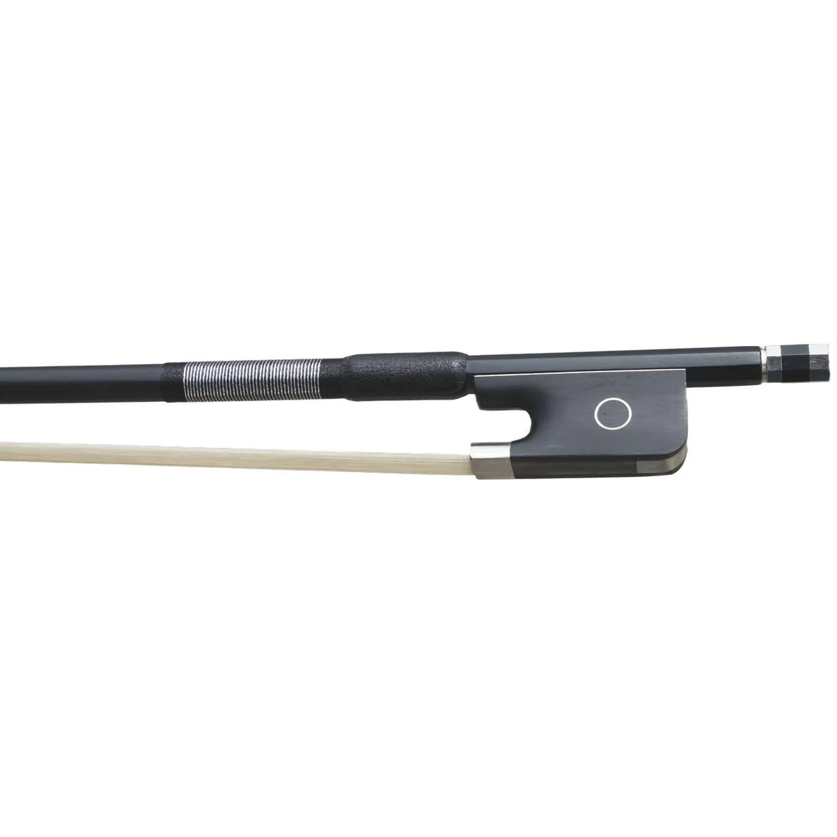Viola Bow Carbon Fiber Stick Ebony Frog Natural Horsehair for Teacher Student Professional Viola Bow Full Size 02-Carbon Fiber - Image 6