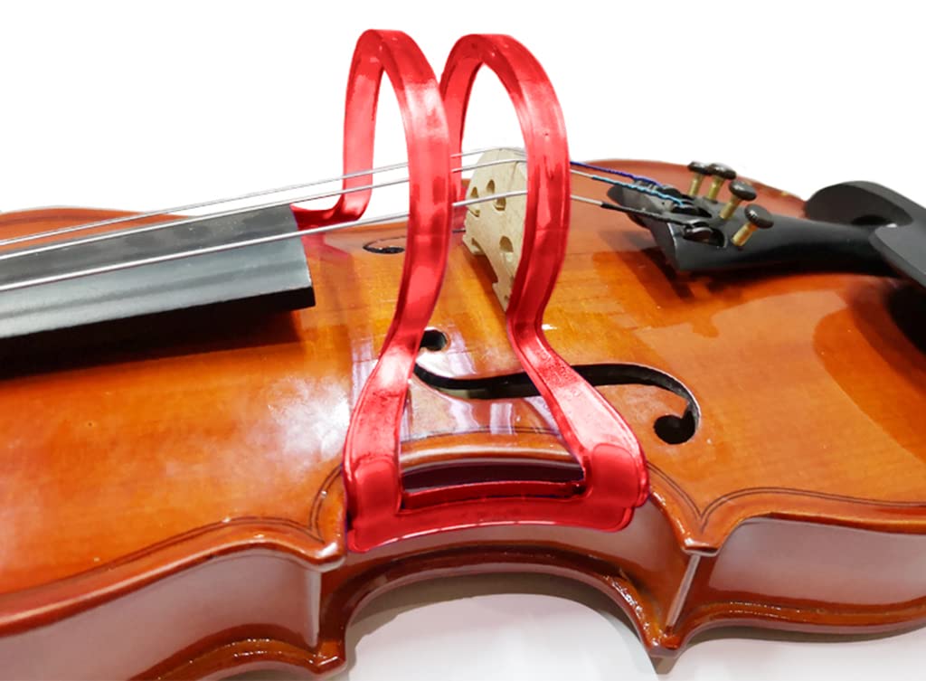 Violin Bow Corrector for 1/2-4/4 Violin Bow Collimator Guide Tool for Violin Beginner Teaches Proper Bow Holding Technique Accessory - Red - Image 7