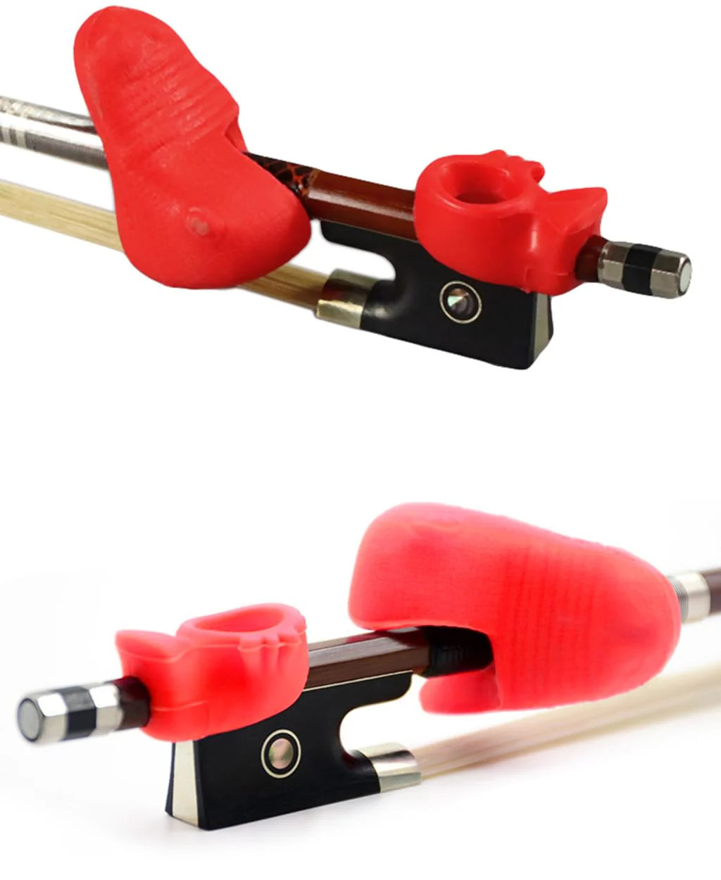 Violin Bow Corrector Set 3pcs Violin Bow Grip Partner and Straighten Teaching Aid Accessory for Beginner Practice Learn Violin - Image 3