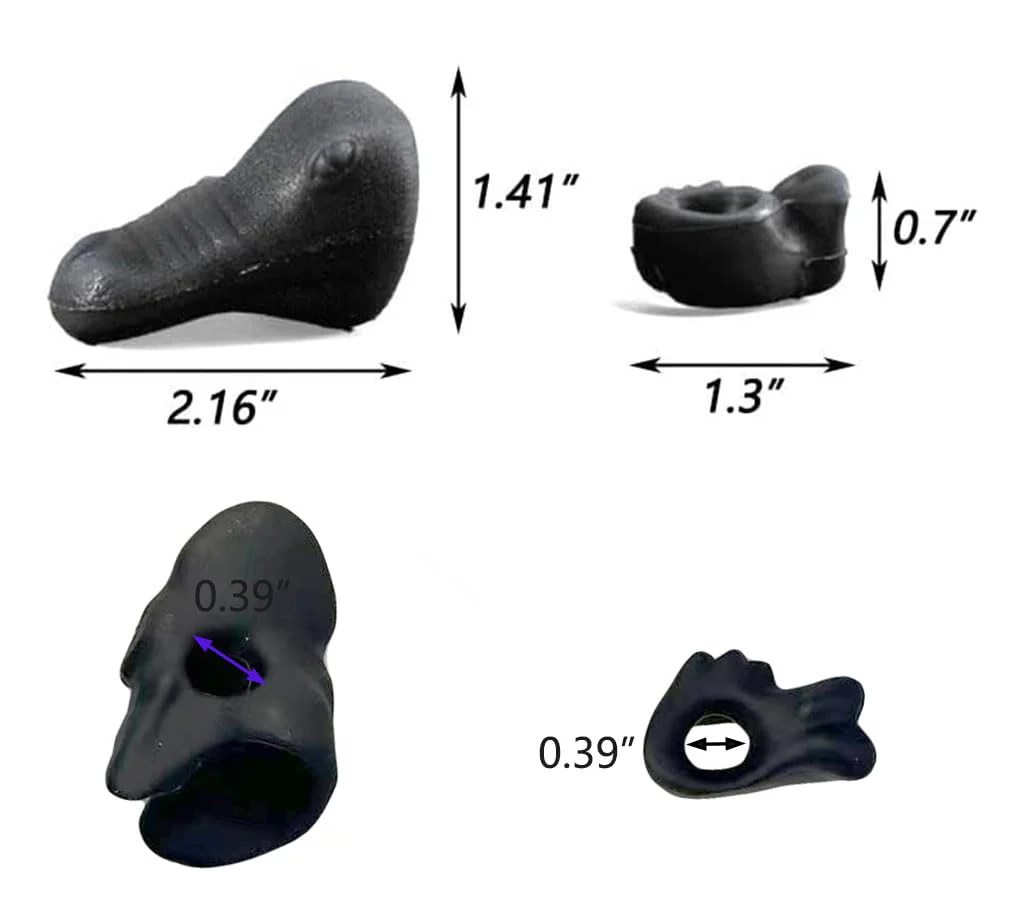 Violin Bow Grip Partner Frog Thumb Stabilizer and Fish Pinky Support Bow Hold Teaching Aid Accessory 2Pcs - Image 3