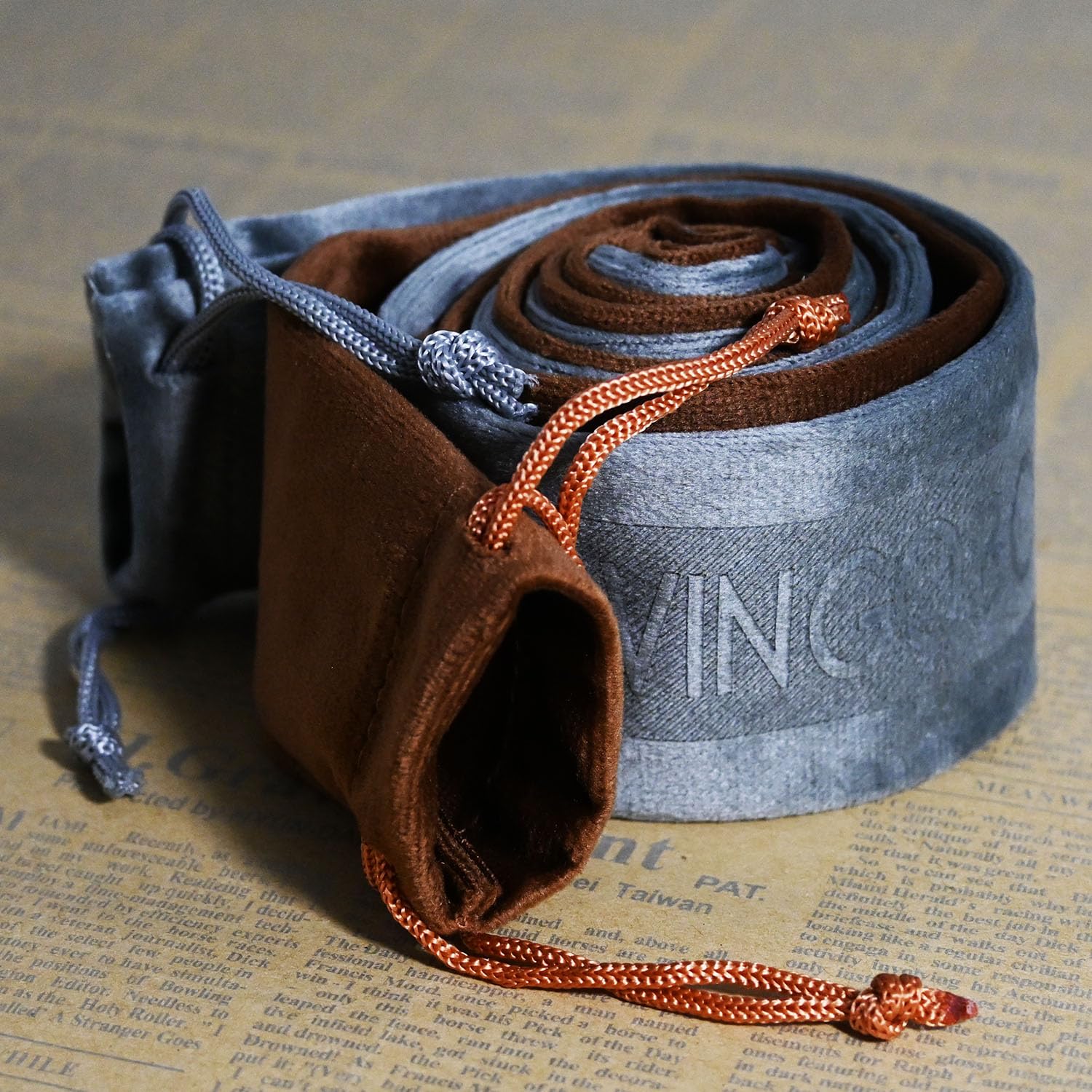 Violin Bow Velvet Bag for Single Violin/Viola/Cello Bow Protection Case Dust Cover 4/4 Full Size Grey - Image 6