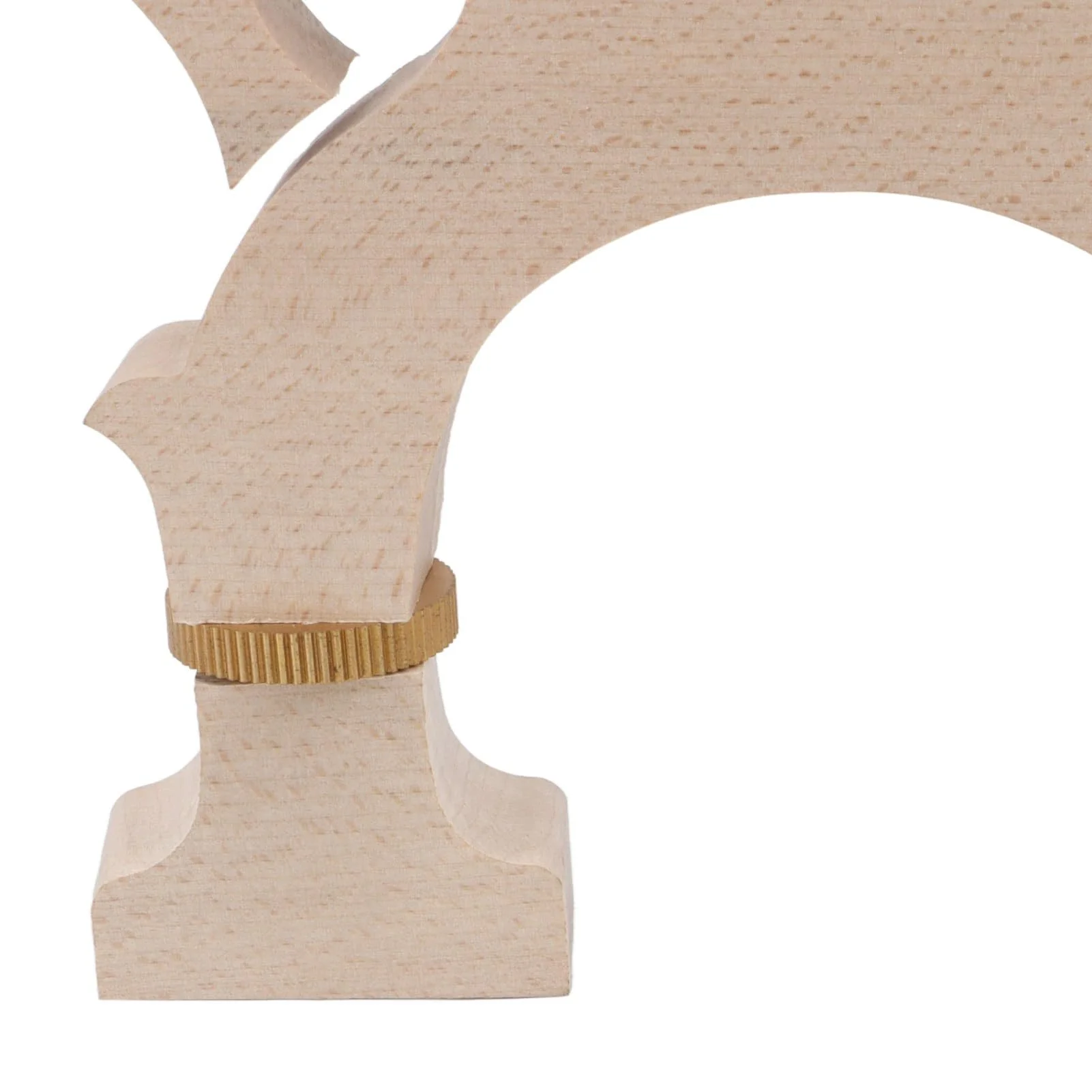 Violin Bridge 3/4, Adjustable Upright Brass Screw Double Bass Bridge for Replacement Enhance Performance Perfectly Match Original - Image 3