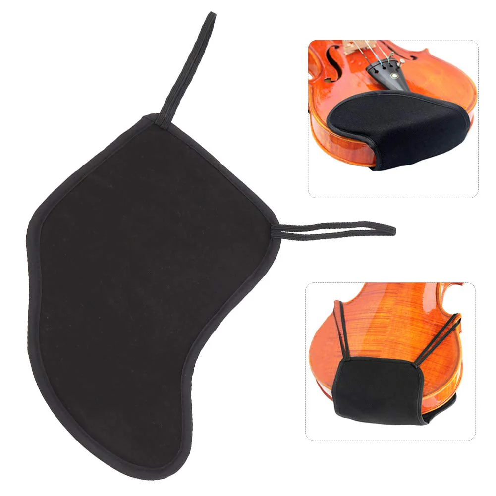 Violin Chin Rest Pad Cotton + Sponge Chin Rest Cover Protector Violin Shoulder Rest Pad Musical Instrument Accessories Suitable for 4/4 3/4 1/2 1/4 1/8 Violin - Image 3