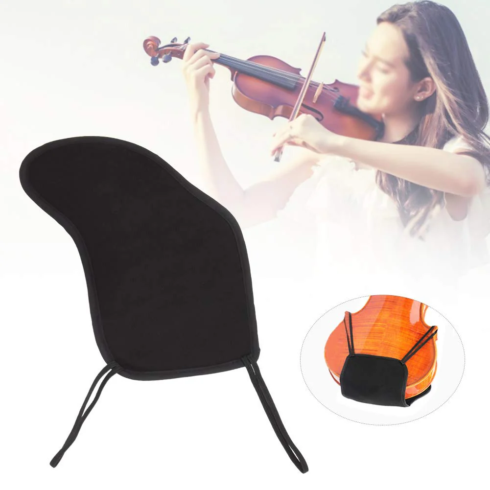 Violin Chin Rest Pad Cotton + Sponge Chin Rest Cover Protector Violin Shoulder Rest Pad Musical Instrument Accessories Suitable for 4/4 3/4 1/2 1/4 1/8 Violin - Image 4