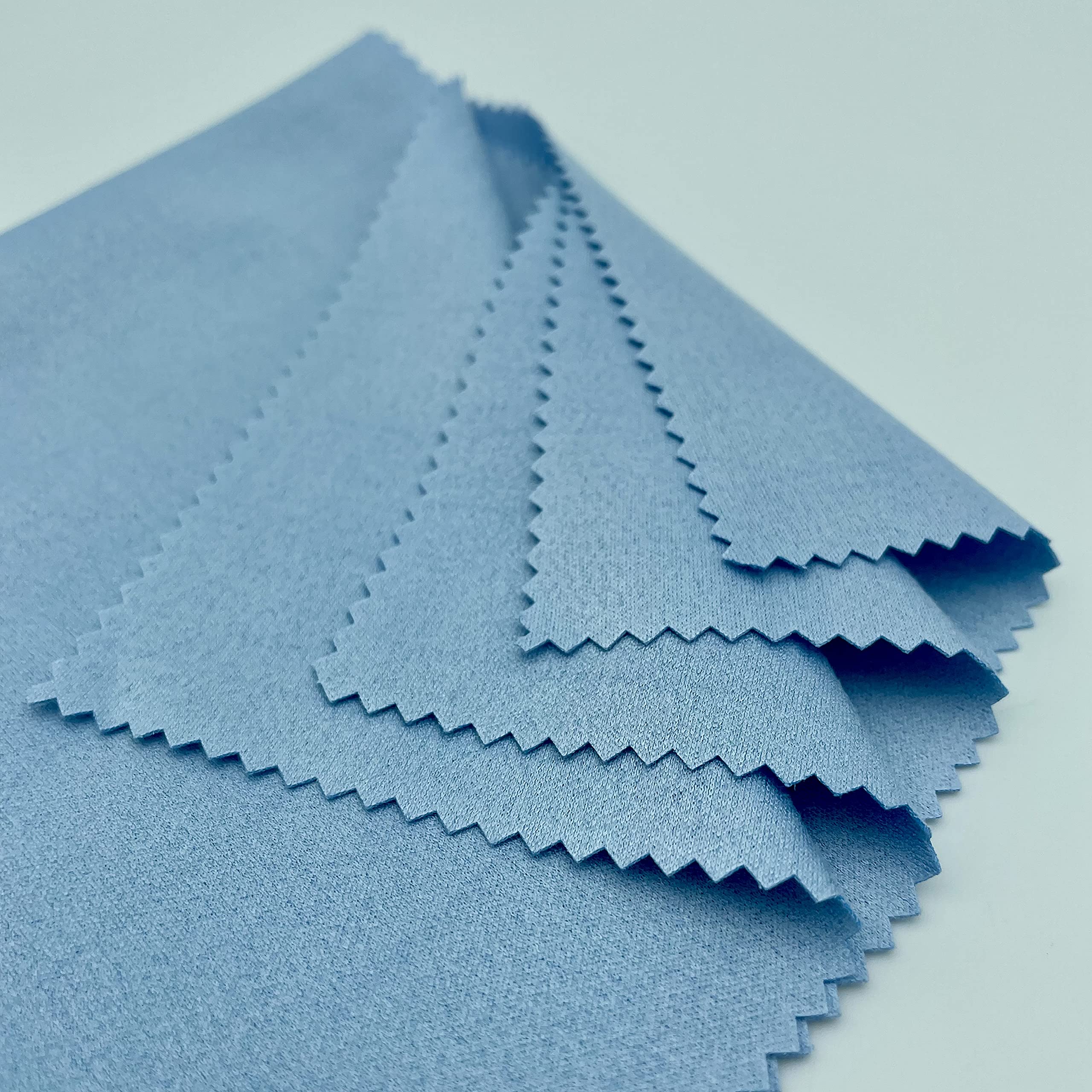 Violin Clean Cloths Microfiber (6-Pack 12"x12" Cloths Blue) Plush Polishing Cloths for Musical Instruments Premium Cleaning Cloths for Guitar Piano Clarinet Trumpet Sax Universal (HCIS-1212-B) 12"X12" 6 Pack - Image 5