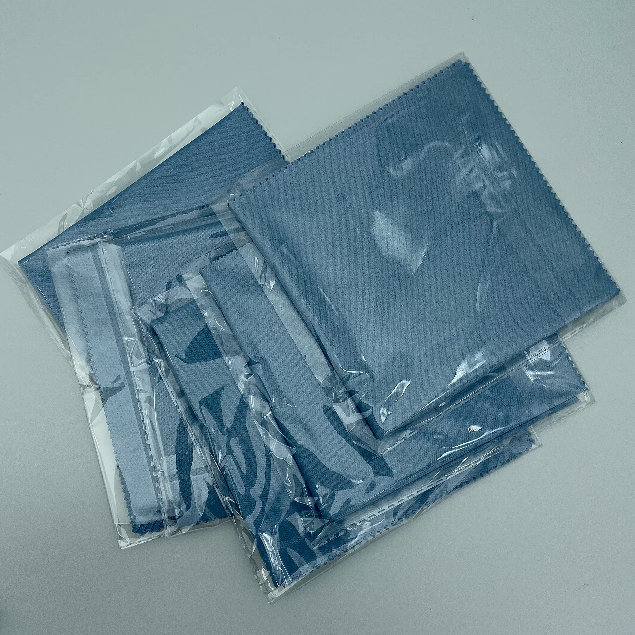 Violin Clean Cloths Microfiber (6-Pack 12"x12" Cloths Blue) Plush Polishing Cloths for Musical Instruments Premium Cleaning Cloths for Guitar Piano Clarinet Trumpet Sax Universal (HCIS-1212-B) 12"X12" 6 Pack - Image 7