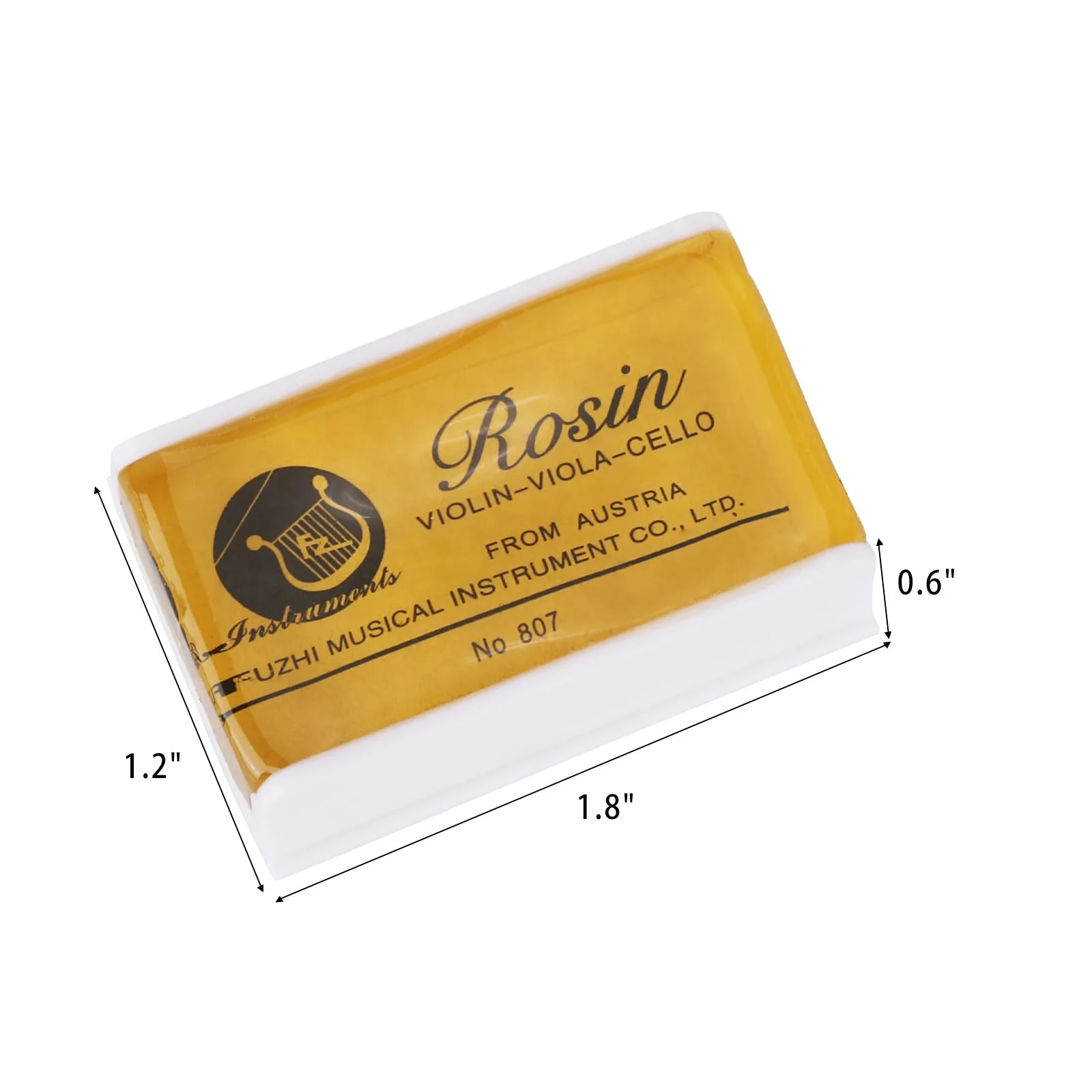 Violin Rosin 10 Pack Low Dust Natural Rosin for Violin, Viola, Cello Bows - Image 5