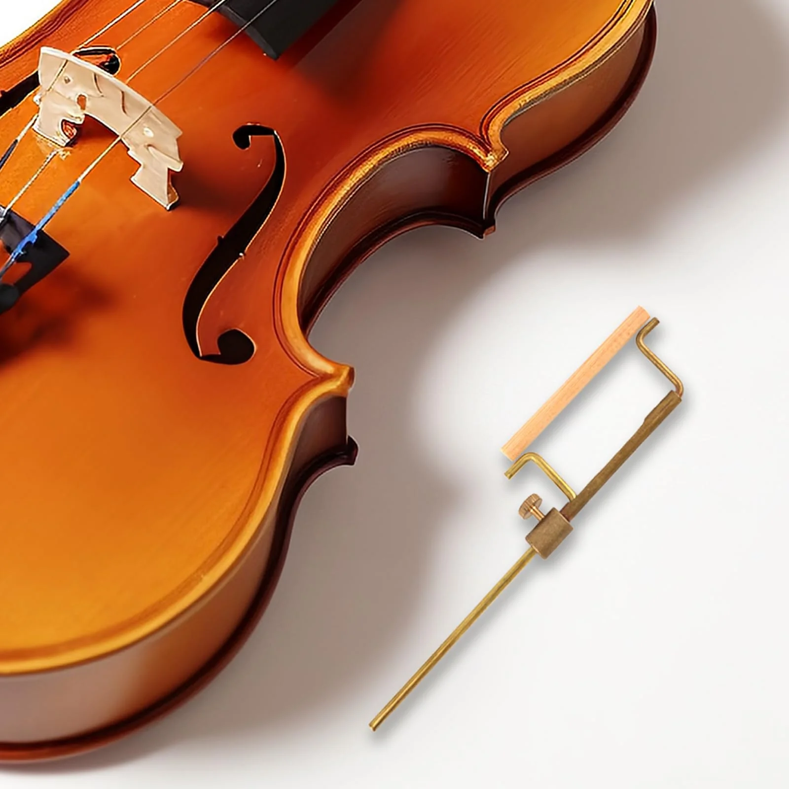 Violin Sound Post Tool Set,Violin Luthier Install Repair Tool Kit,Include S Style Sound Post Setter & 5 Pcs Violin Sound Post & Sound Post Gauge & Retriever Clip - Image 7