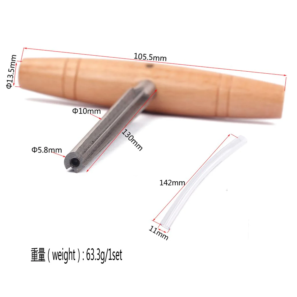 Violin Viola Peg Hole Reamer for 3/4 4/4 Violin with Wood Handle Violin Luthier Tool - Image 6