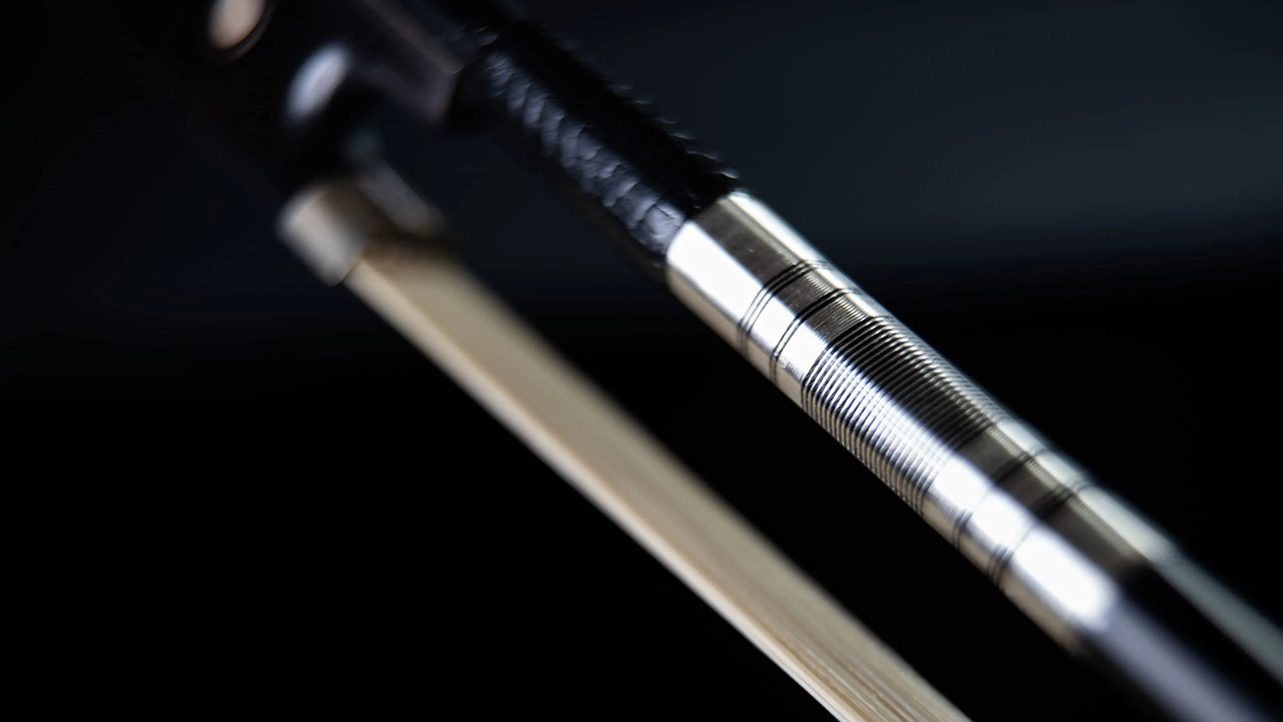Viotti Carbon Fiber Viola Bow, Hand Crafted by Professional Bow Makers, Strong, Stiff & Well Balanced, Made with Mongolian Horse Hair, for Violist of All Skill Levels (Fleur de lis) Fleur de lis - Image 9