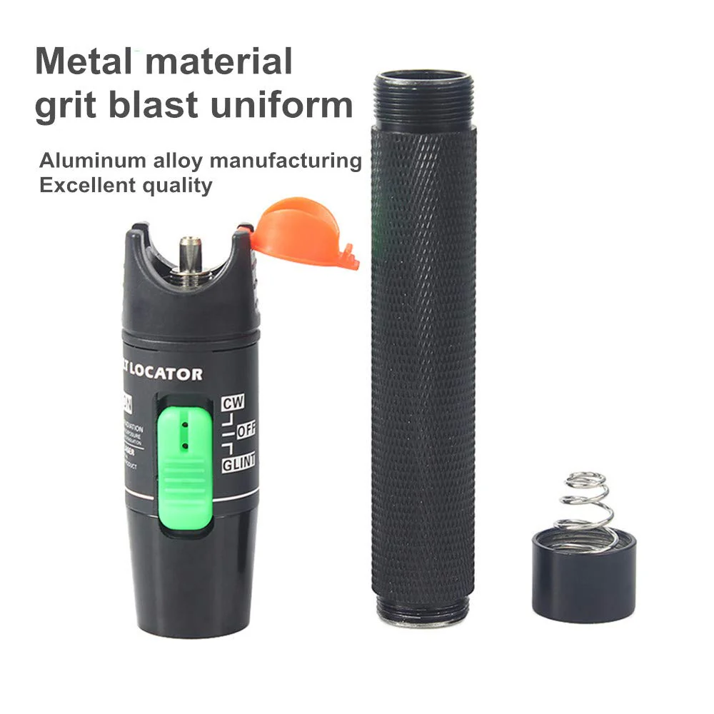 Visual Fault Locator, 30-50KM Fiber Optic Cable Tester Meter VFL Red Light Pen Light Source Testers - Image 5