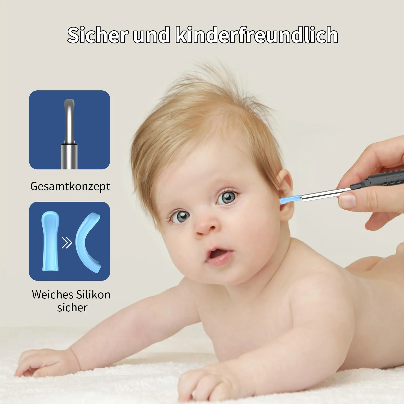 VITCOCO WI-FI 1080P Ear Wax Remover Otoscope, IP67 Waterproof Ear Cleaner for Adults, Ear Cleaning for iPhone, iPad and Android Smartphones - Image 5