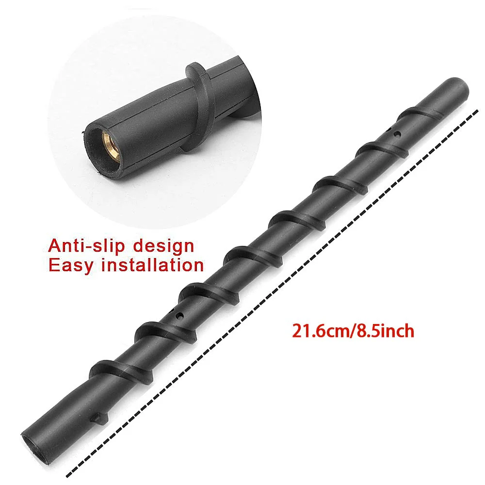 VOFONO Short Antenna for GMC Sierra & Chevy Silverado 1500 2500 3500 (2009-2026) | 8.5 inch Spiral Direct Truck Replacement Antenna (M7 Thread) 8.5 inch Silverado&Sierra - Image 4