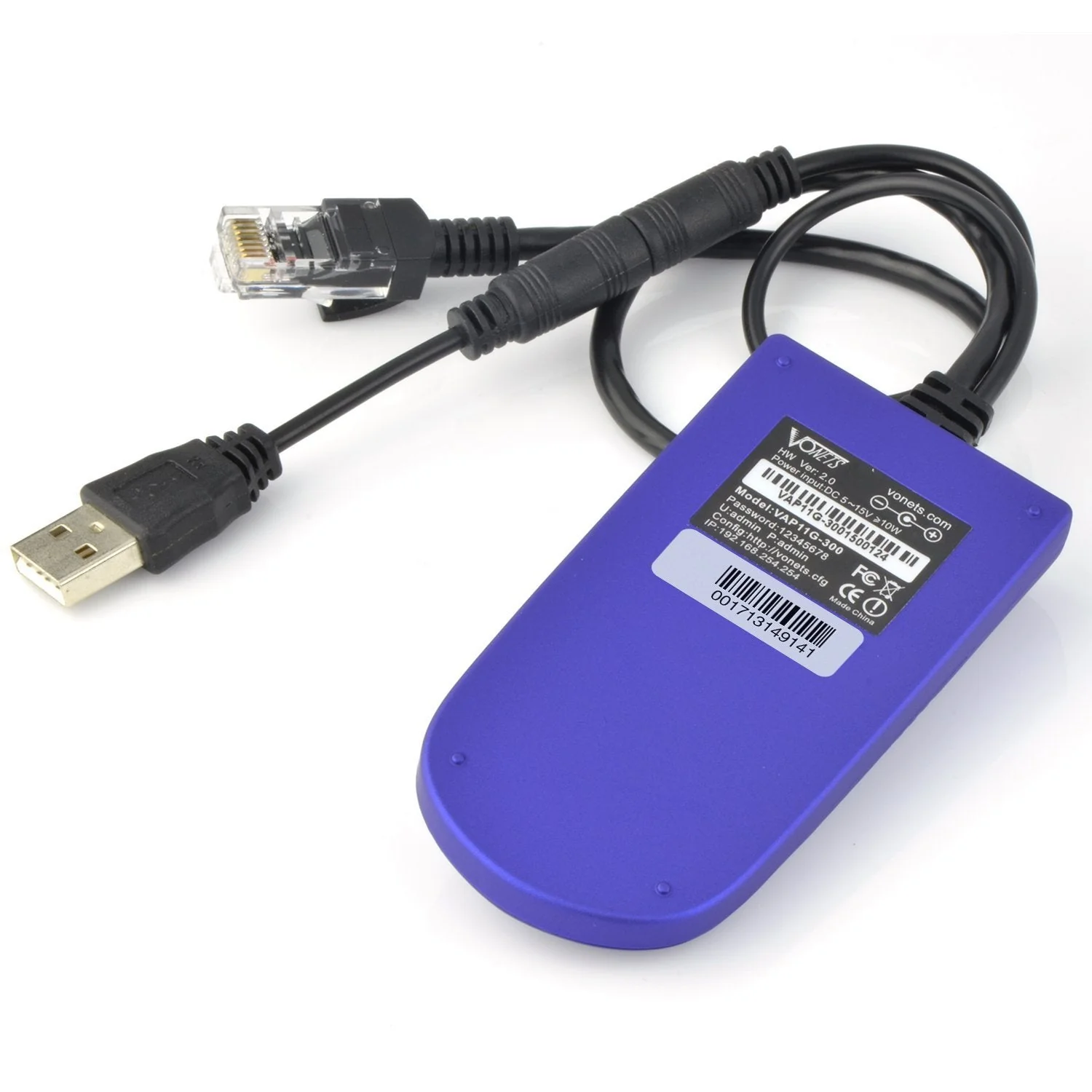 VONETS VAP11G-300 WiFi Bridge 2.4GHz WiFi to Ethernet Convert/WiFi Repeater/Point to Point with RJ45 Male DC/USB Powered for PLC IP Camera Printer Medical Devices Network Devices - Image 9