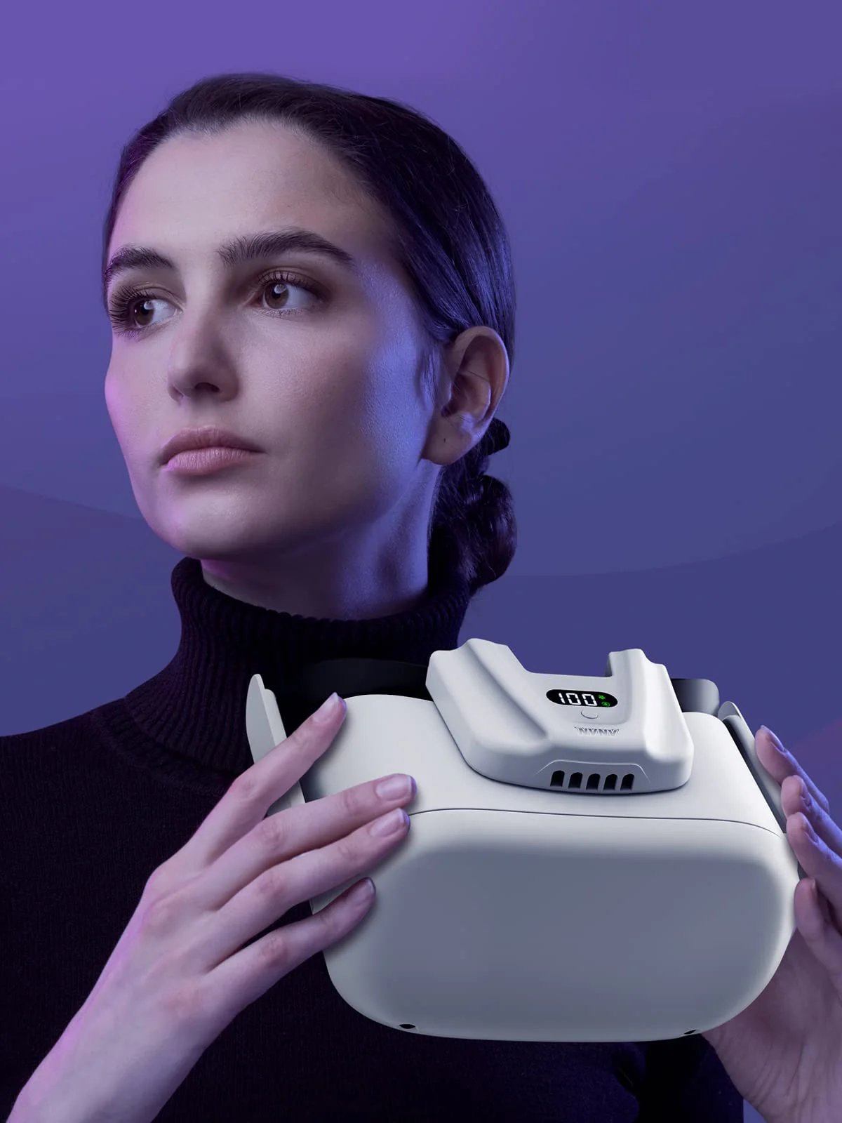 VR Fan for Oculus Quest 2,Anti-fogging Accelerated Air Flow Cooling Fan with Facial Interface,Sweat-Proof Face Cover,VR Accessories for Quest 2,for Fitness,Workout & Intense VR Games,White - Image 7