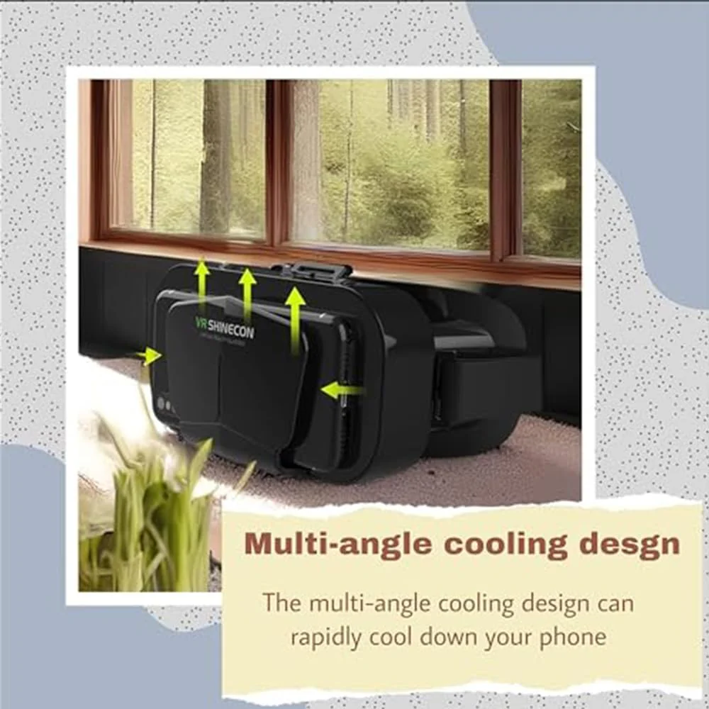 VR Headset Virtual Reality VR Glasses VR Helmet for iPhone Android Smartphones - Image 3