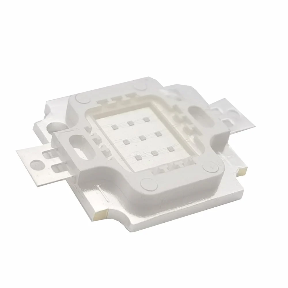 Vrabocry Pack of 2 10W High Power LED Chip Green 520nm-525nm 900mA DC 9V-11V 10W SMD COB Light Emitter Components Diode 10W Bulb Lamp Beads DIY Lighting Green 520 Nm - Image 8
