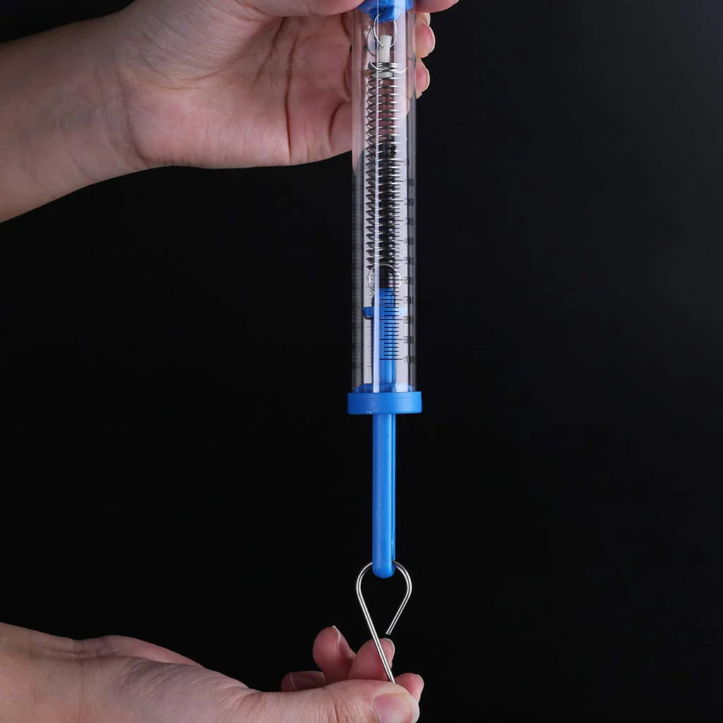 vsilay Labs Newton Force Meter Spring Scale Scale Labeled Transparent Spring Balance Suitable for Scientific 2.5N/10N 10n - Image 2
