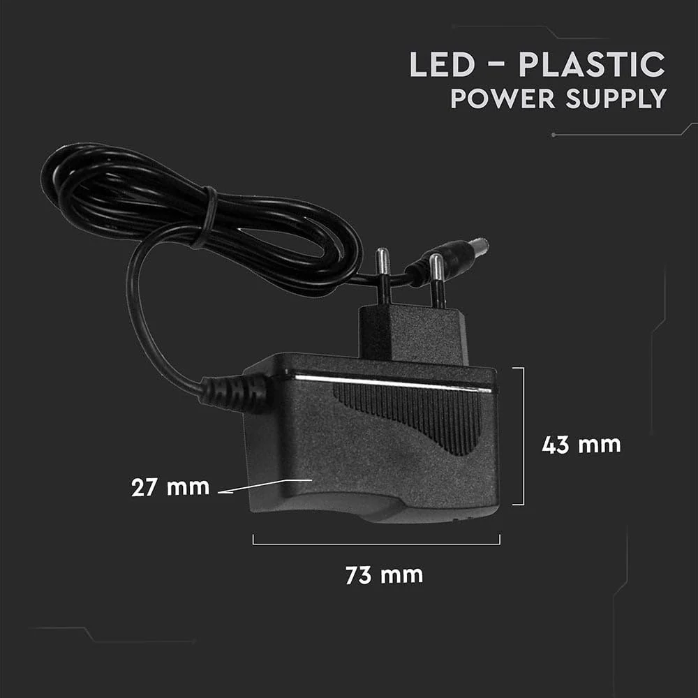 VT-23019 18W LED Plastic Power Supply 12V 1.5A IP44 - Image 3