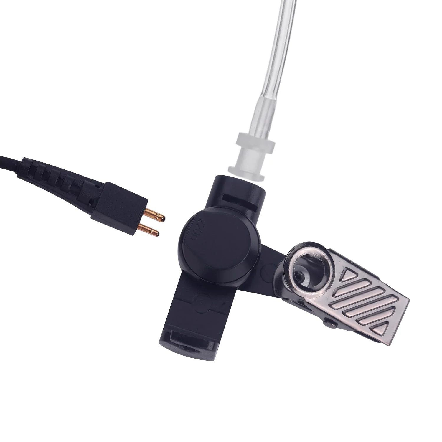 VX-261 Earpiece with Mic for Motorola Vertex Standard Radio EVX-261 VX-231 EVX-531 EVX-534 VX-180 VX-298 VX-350 VX-351 Covert Acoustic Tube Headset with One Pair Medium Earmolds,2 Pack - Image 4