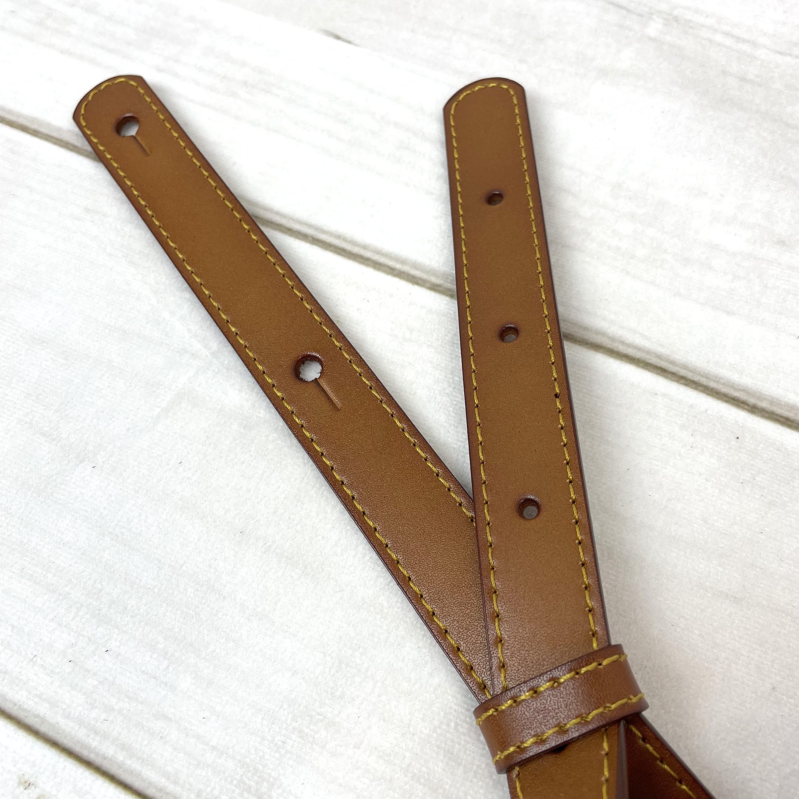 Walker And Williams C-18-VBRN Vintage Brown Premium Grain Leather Slash Guitar Strap With Deluxe Soft Suede Pad For Acoustic, Electric, And Bass Guitars - Image 8