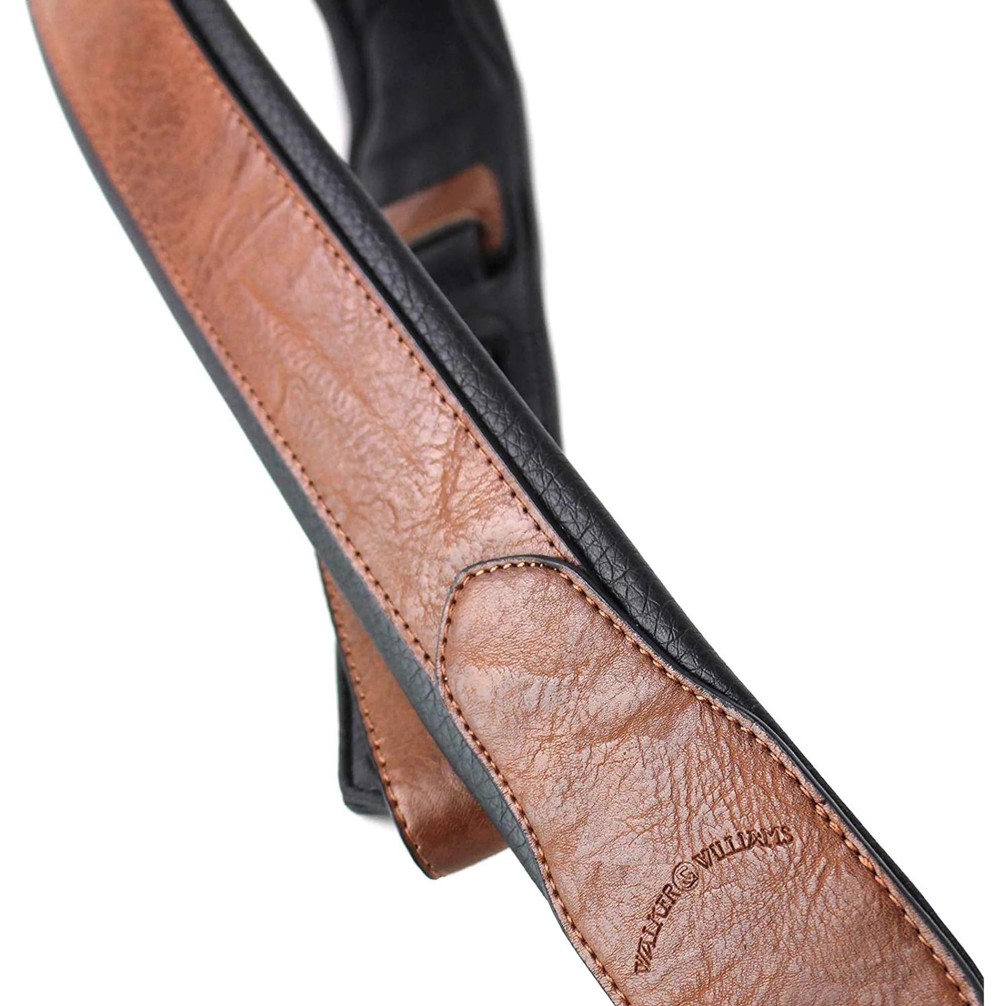 Walker And Williams G-102 Dark London Tan Strap with Padded Glove Leather Back - Image 4