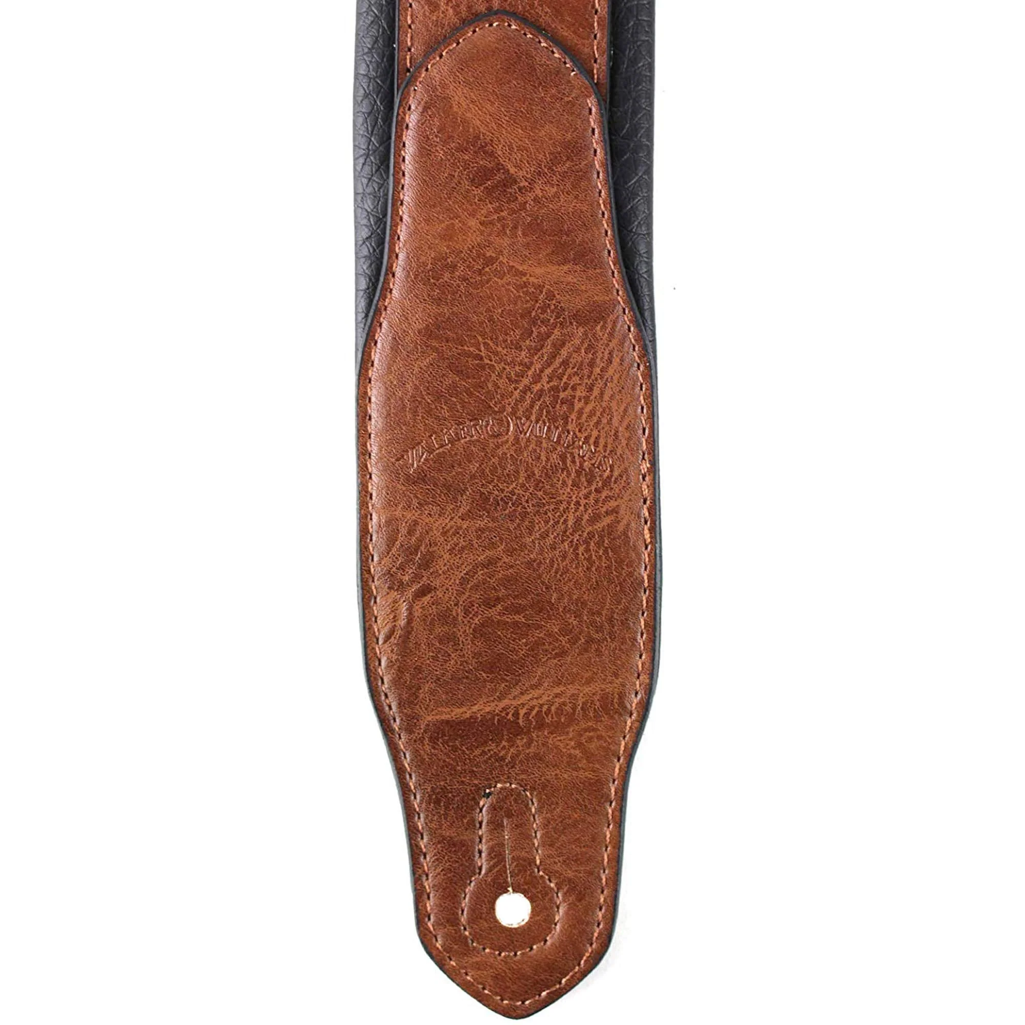 Walker And Williams G-102 Dark London Tan Strap with Padded Glove Leather Back - Image 5