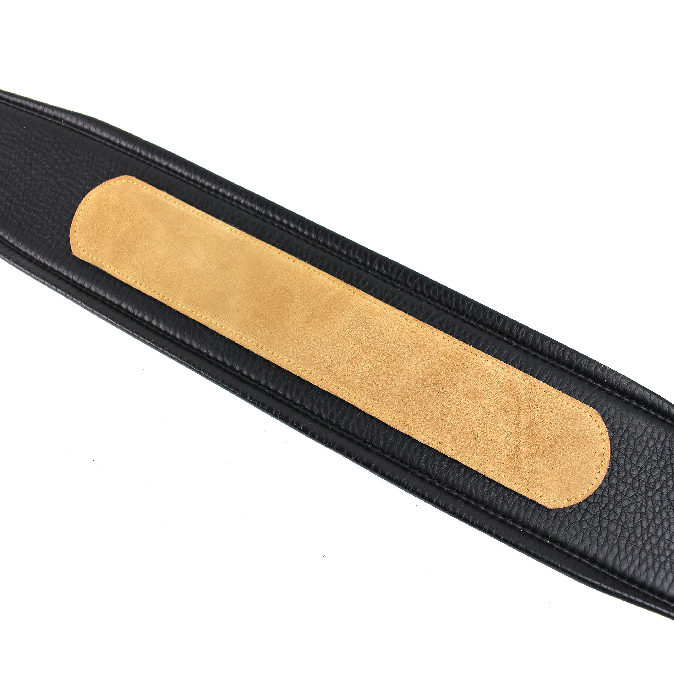 Walker And Williams SLP-SB Anti Slip Multi Use Premium Soft Suede Padded Strap Liner Works Great With Most Padded Straps For Acoustic, Electric, And Bass Guitars - Image 2