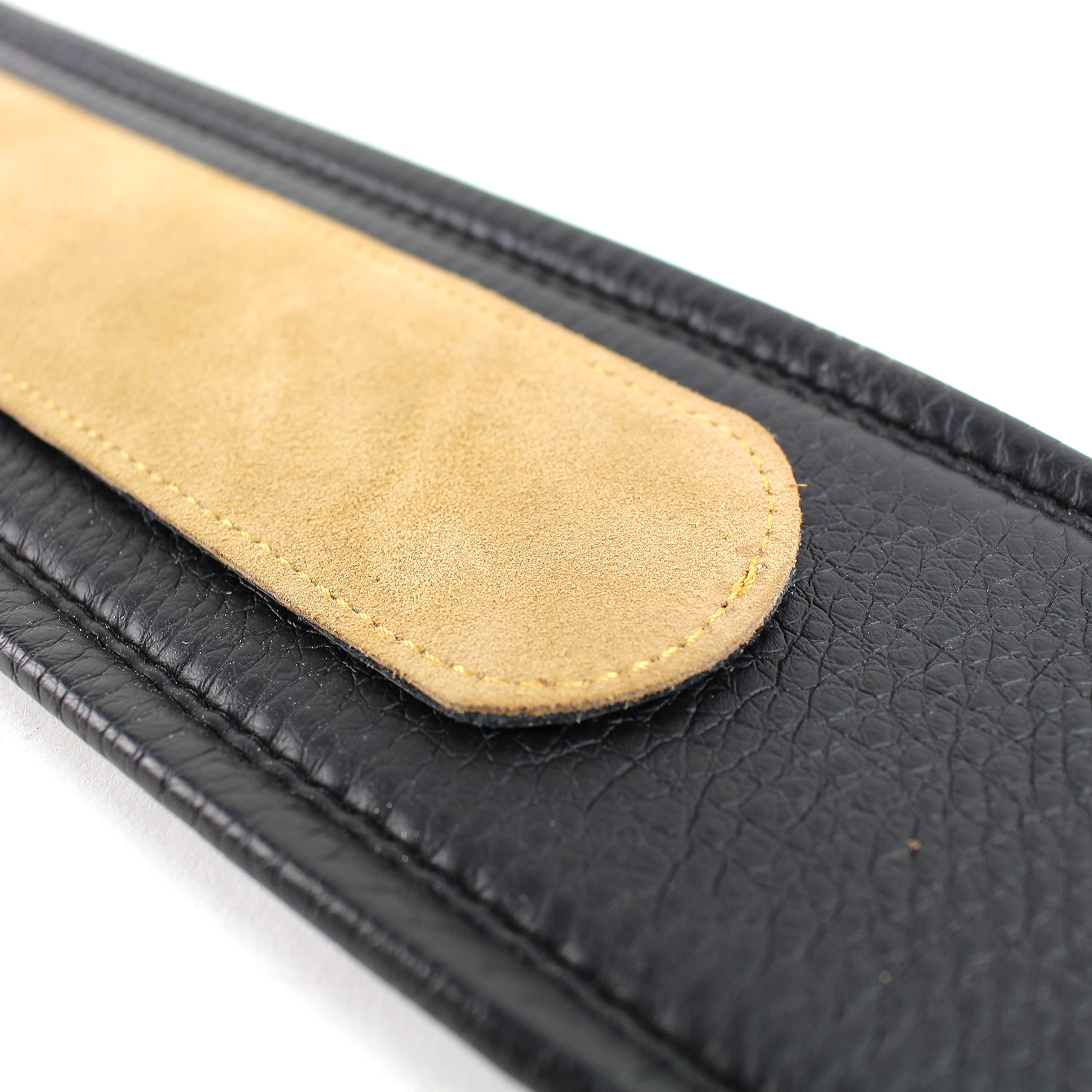 Walker And Williams SLP-SB Anti Slip Multi Use Premium Soft Suede Padded Strap Liner Works Great With Most Padded Straps For Acoustic, Electric, And Bass Guitars - Image 3