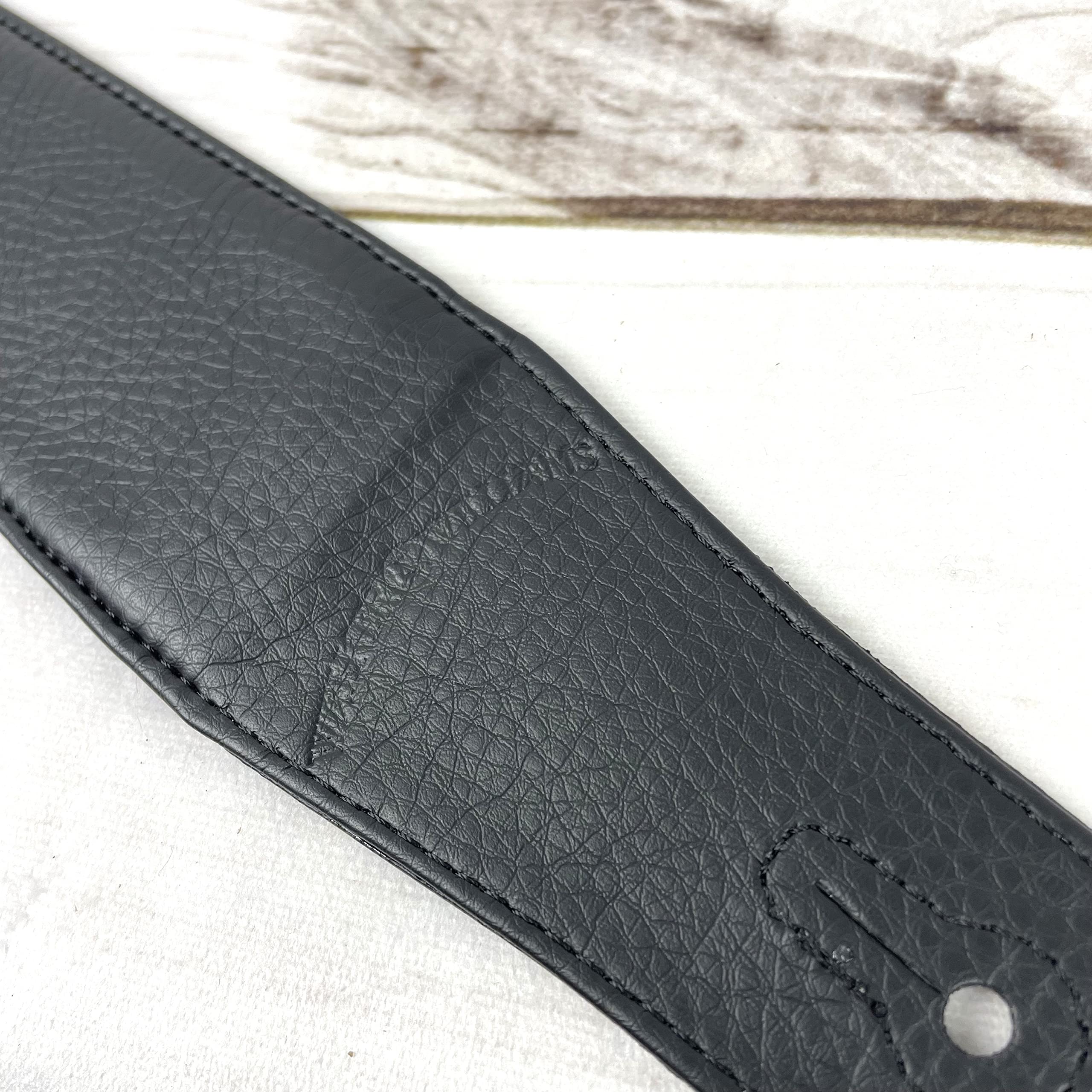 Walker & Williams CVG-56 Black Leather Strap With 100% Hand Tooled Red Rose Design - Image 9