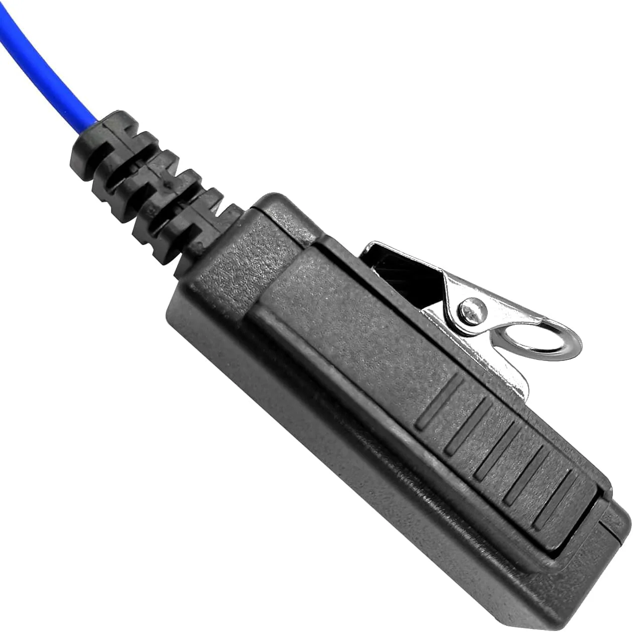 Walkie Talkie Earpiece Acoustic Tube Ear piece Headset with Mic for CP100 CP185 CP200d CLS1110 CLS1410 RDM2070d RDV5100 RDU4100 RDU4160d BPR40 VL50 Radios (Blue) Blue - Image 4