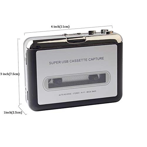 Walkman Cassette Player USB Cassette to MP3 Converter Capture Audio Music Player Tape Cassette Recorder - Image 7